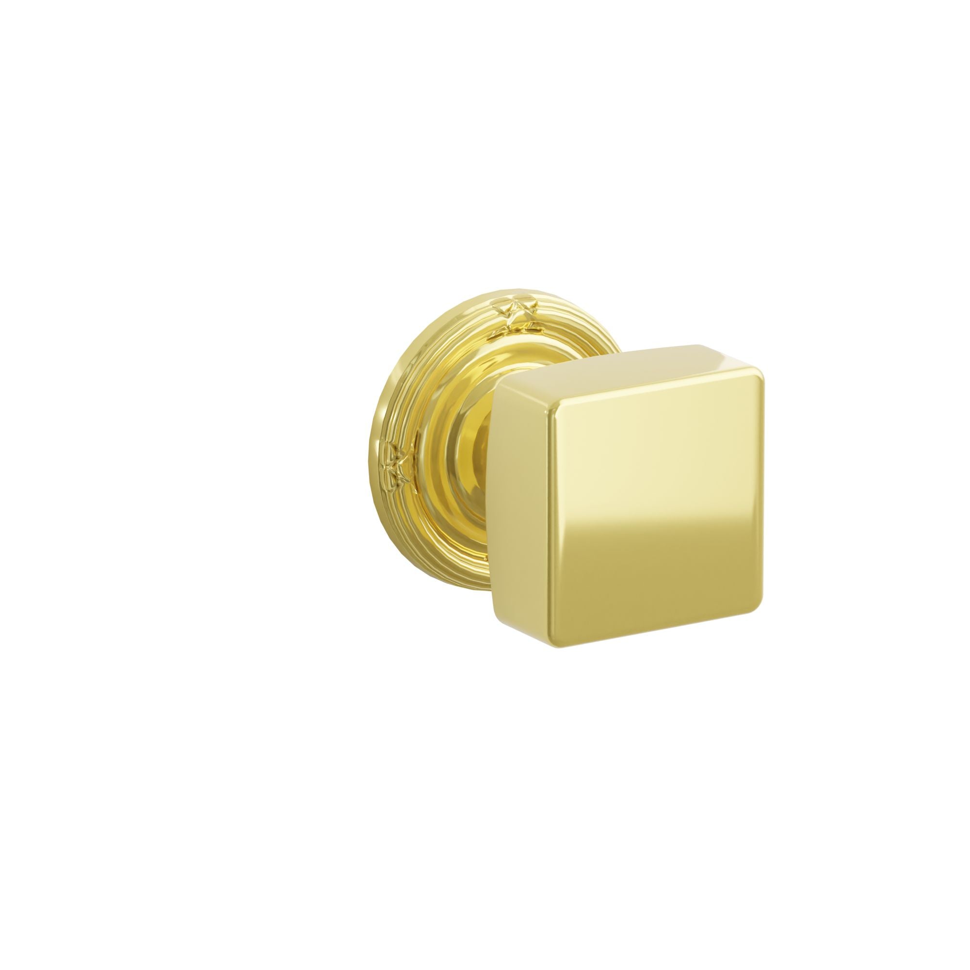 Emtek Square Knob Set with Ribbon & Reed