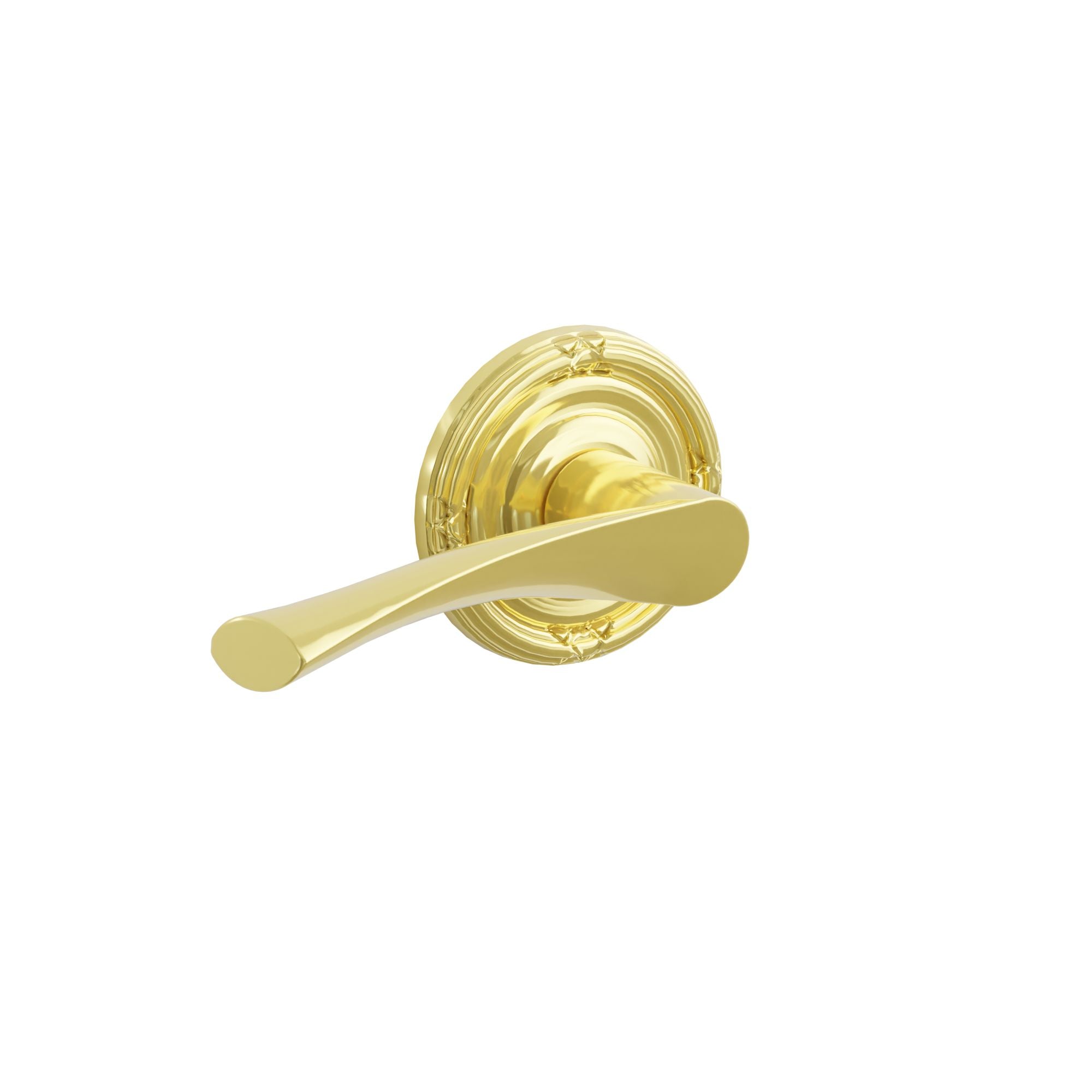 Emtek Turino Lever Set with Ribbon & Reed