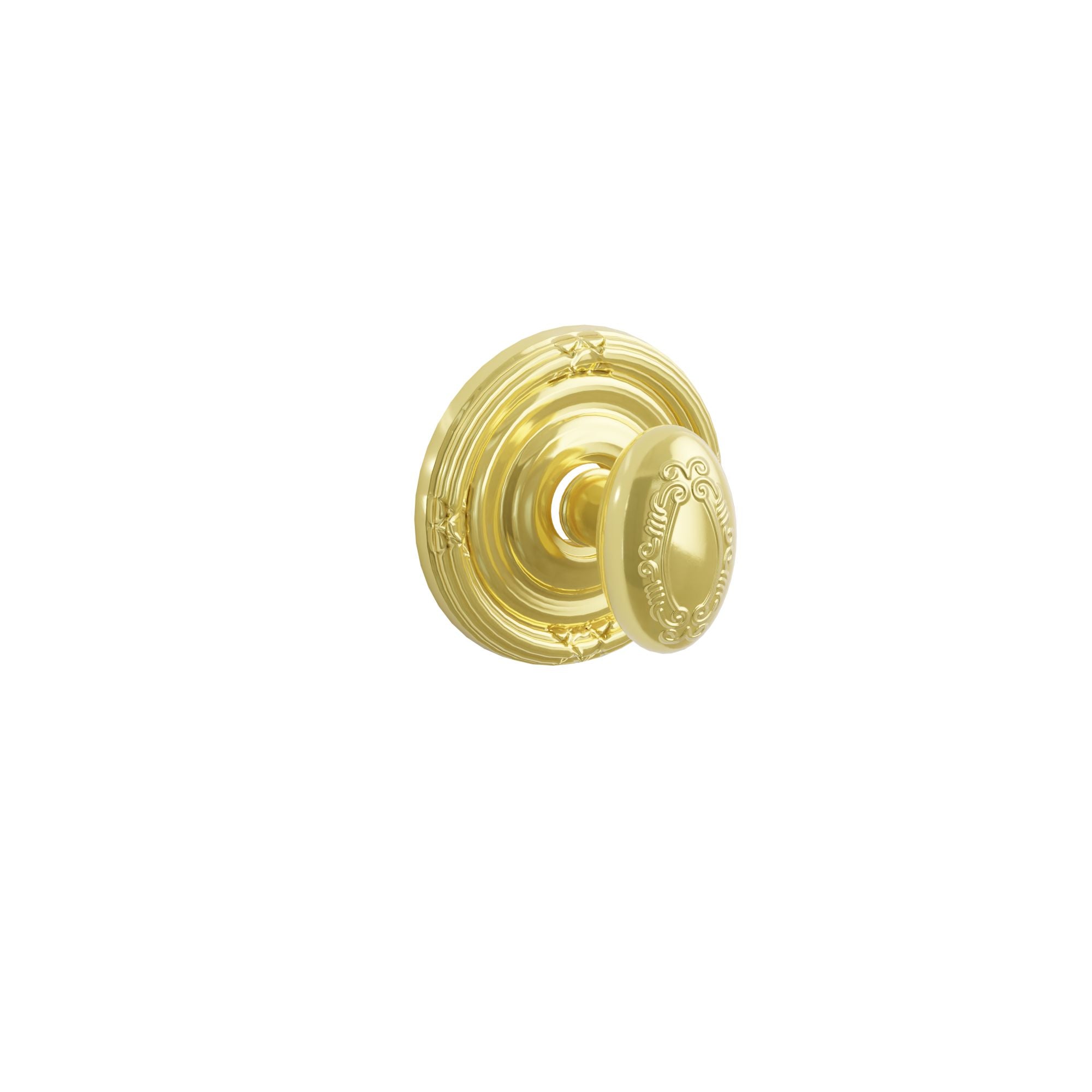 Emtek Concealed Fastener Victoria Knob Set With Ribbon & Reed