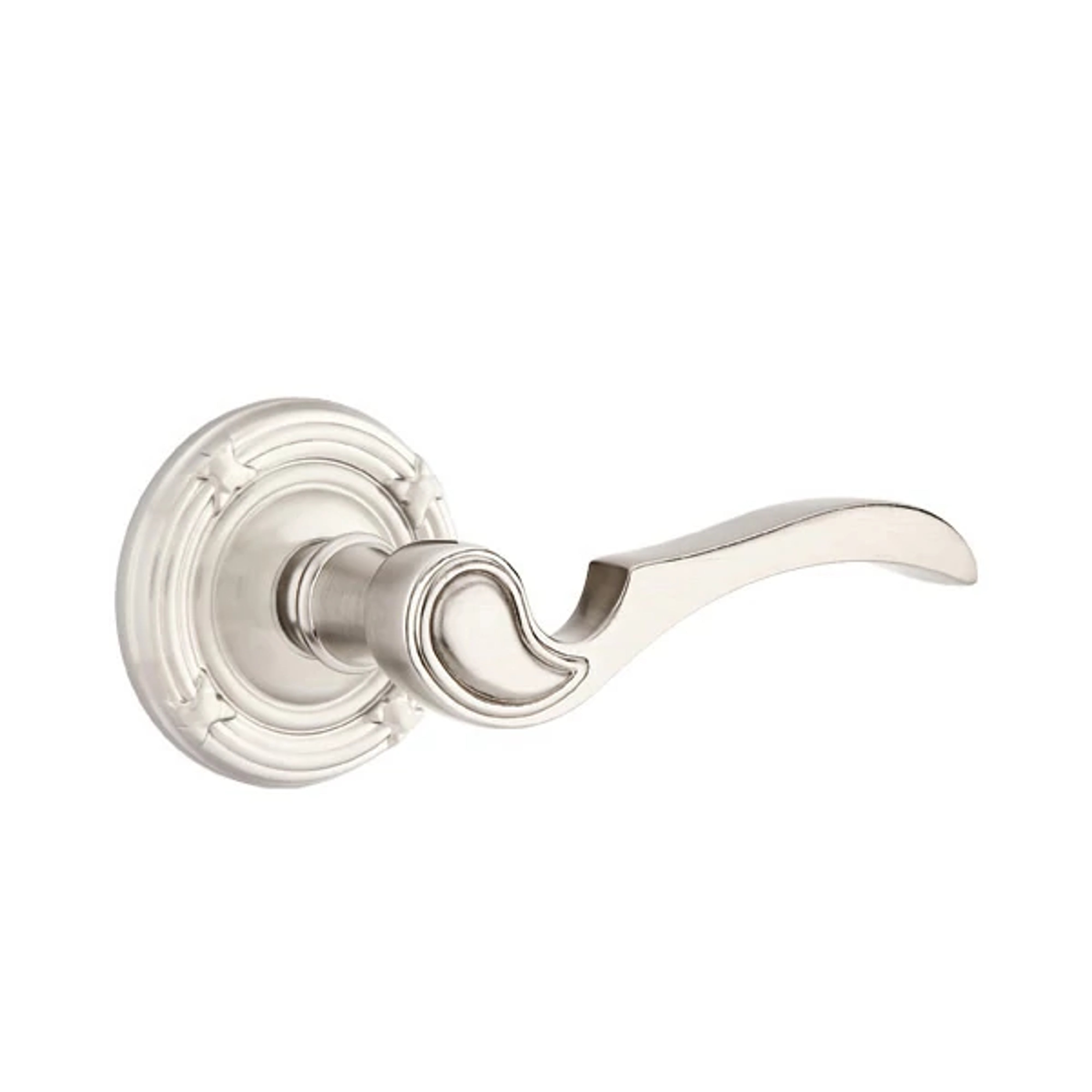 Emtek Concealed Fastener Coventry Lever Set with Ribbon & Reed