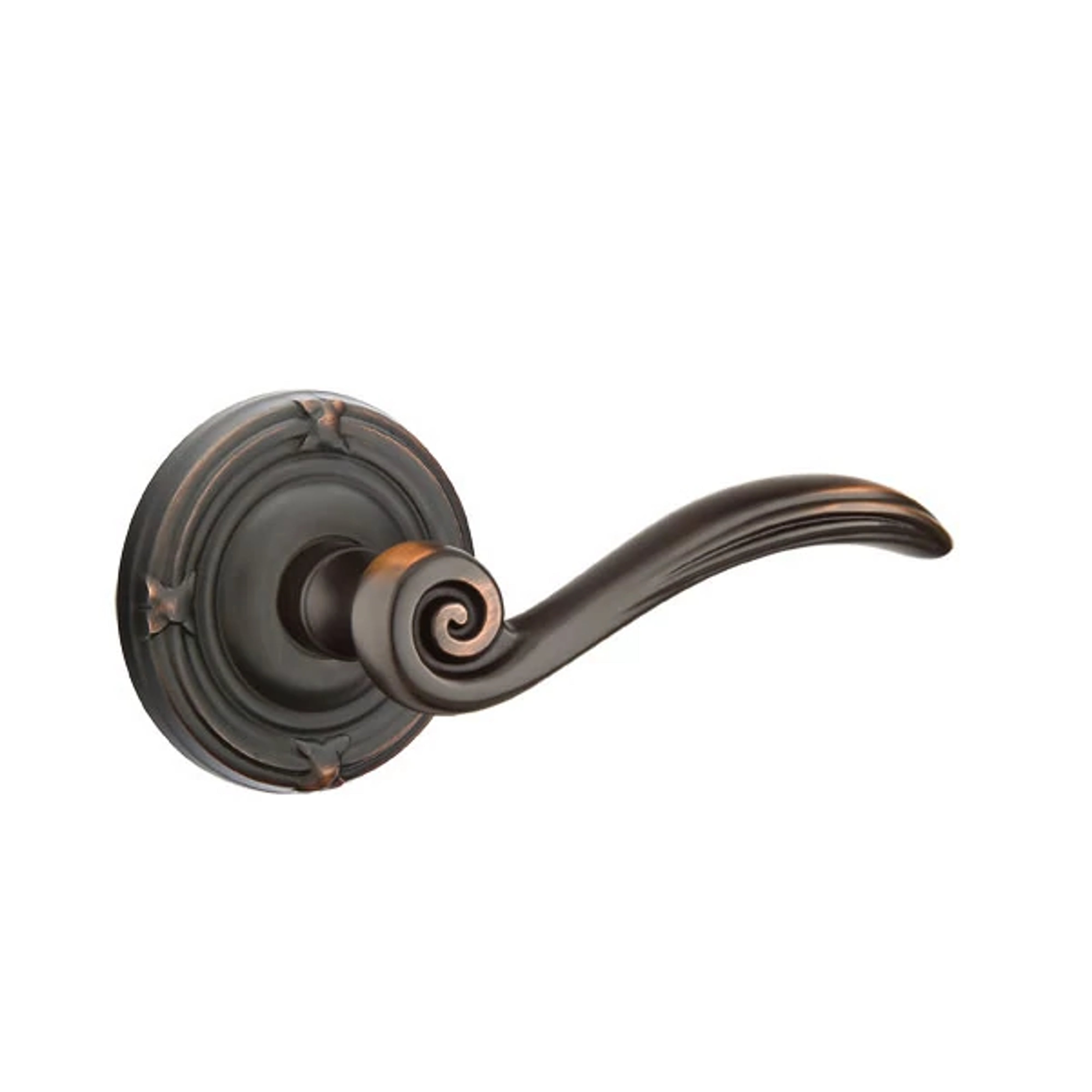 Emtek Elan Lever Set with Ribbon & Reed