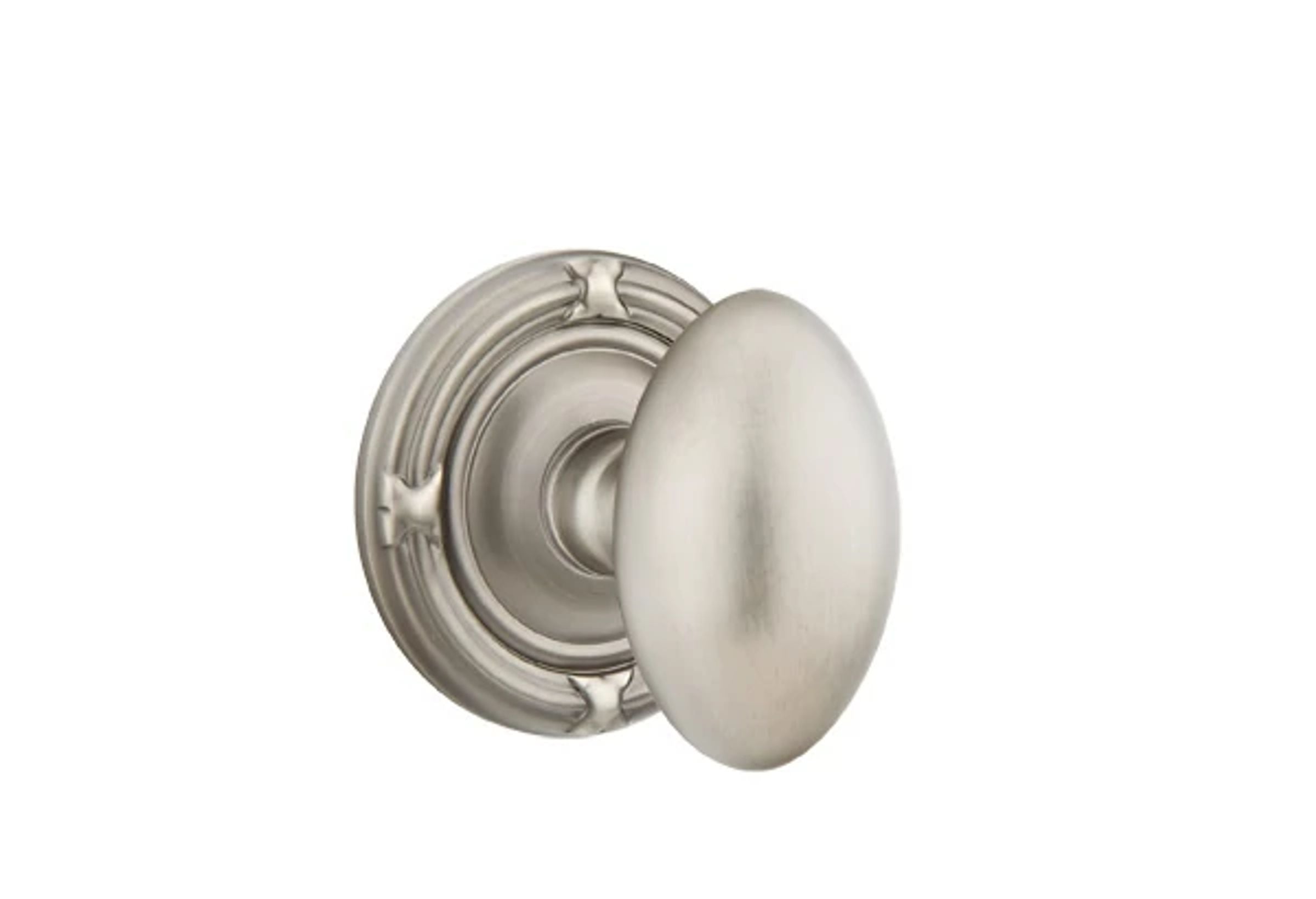 Emtek Egg Knob Set with Ribbon & Reed