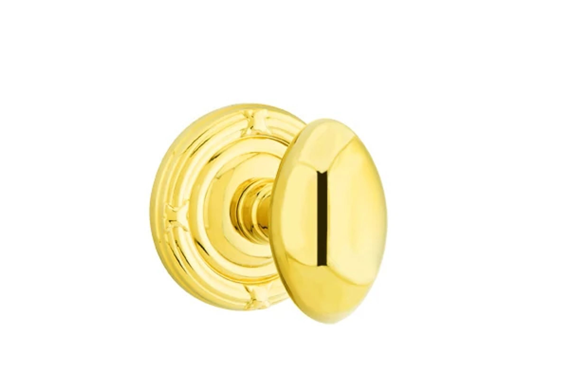 Emtek Egg Knob Set with Ribbon & Reed