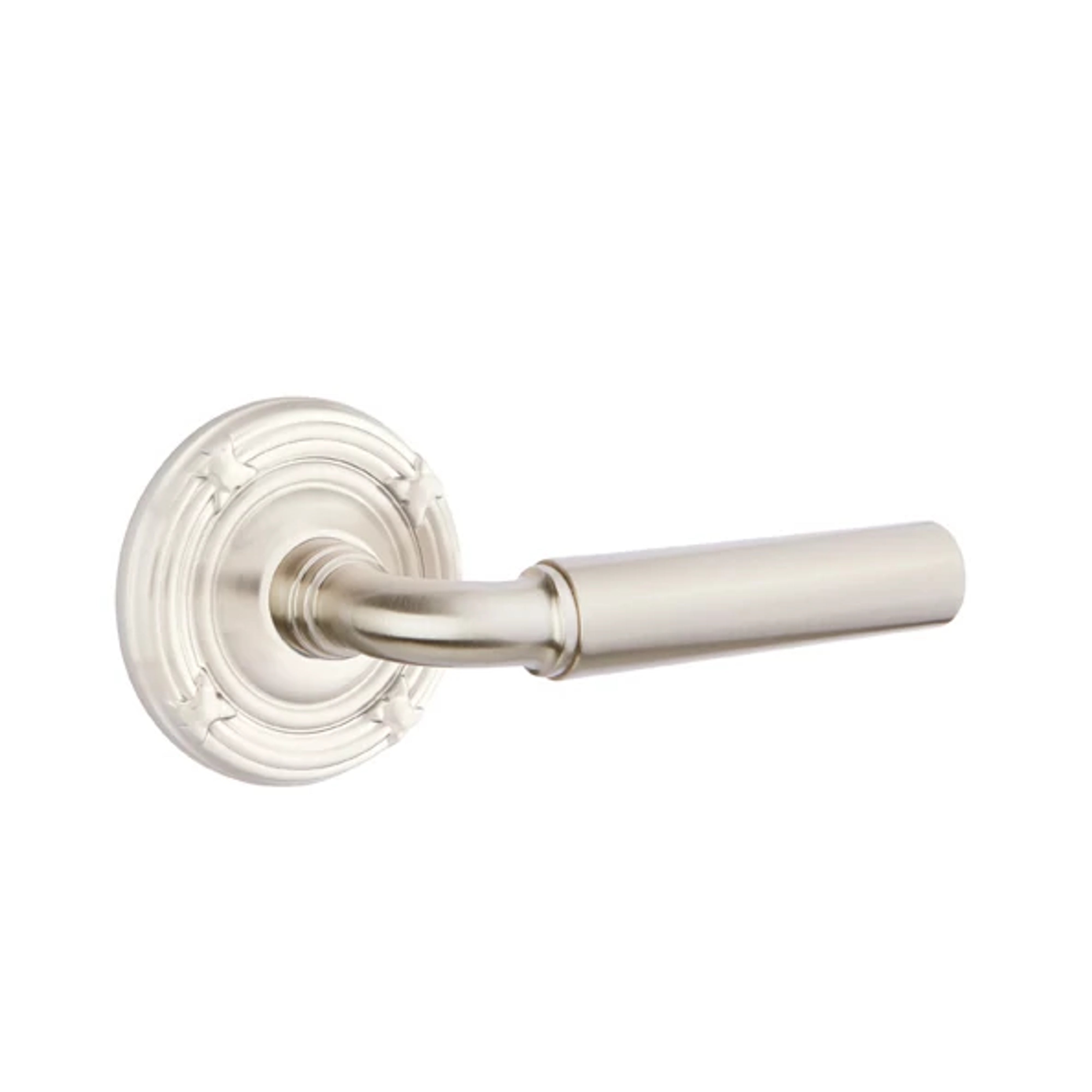 Emtek Concealed Fastener Manning Lever Set with Ribbon & Reed