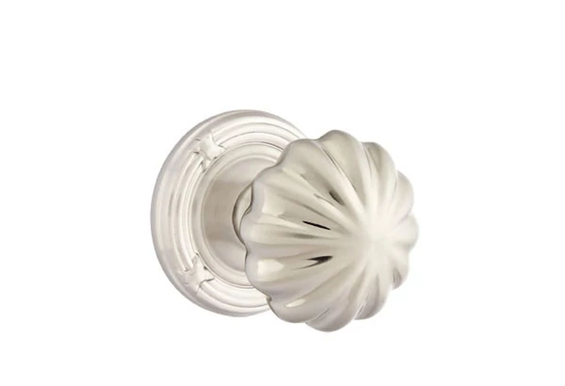 Emtek Melon Knob Set with Ribbon & Reed