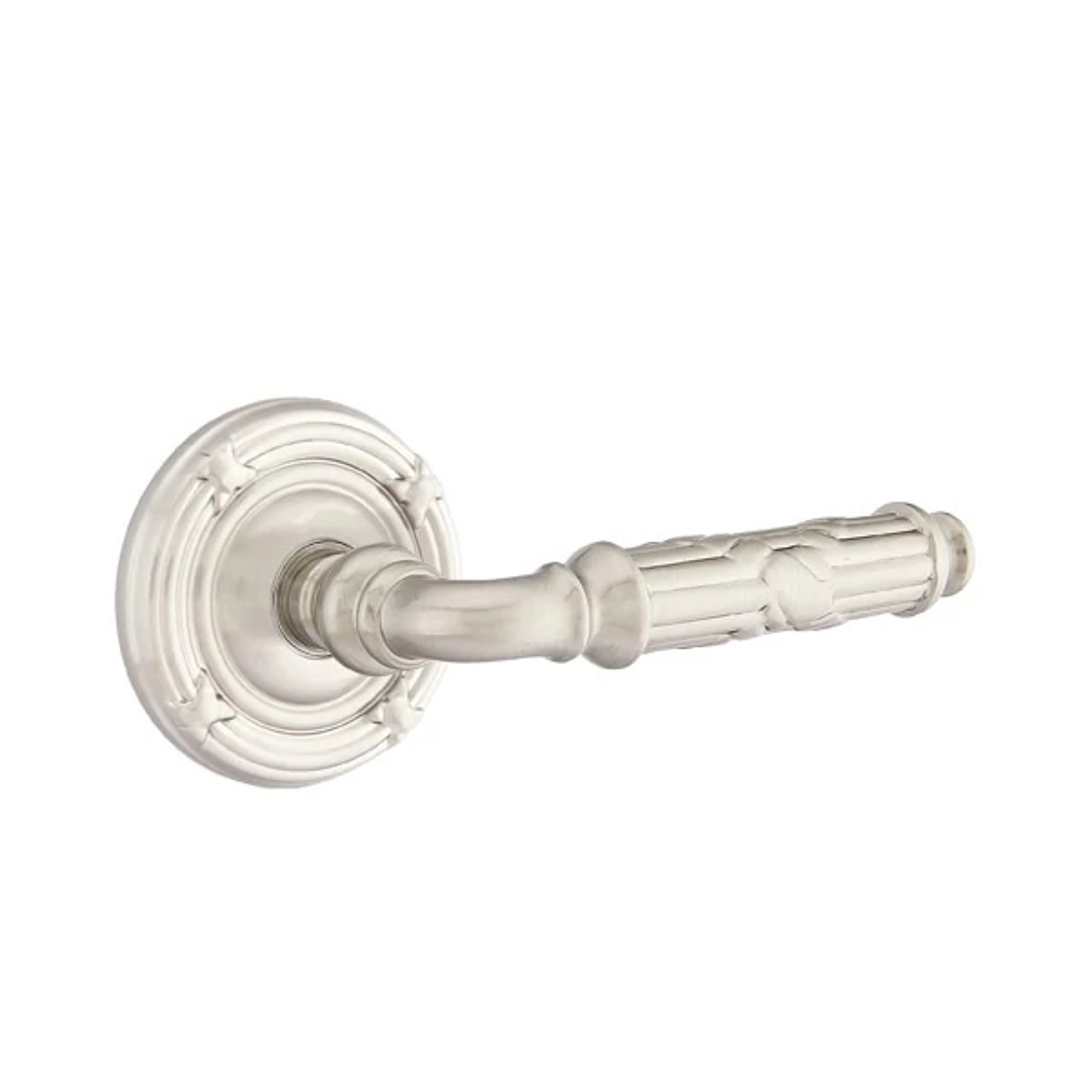 Emtek Ribbon & Reed Lever Set with Ribbon & Reed