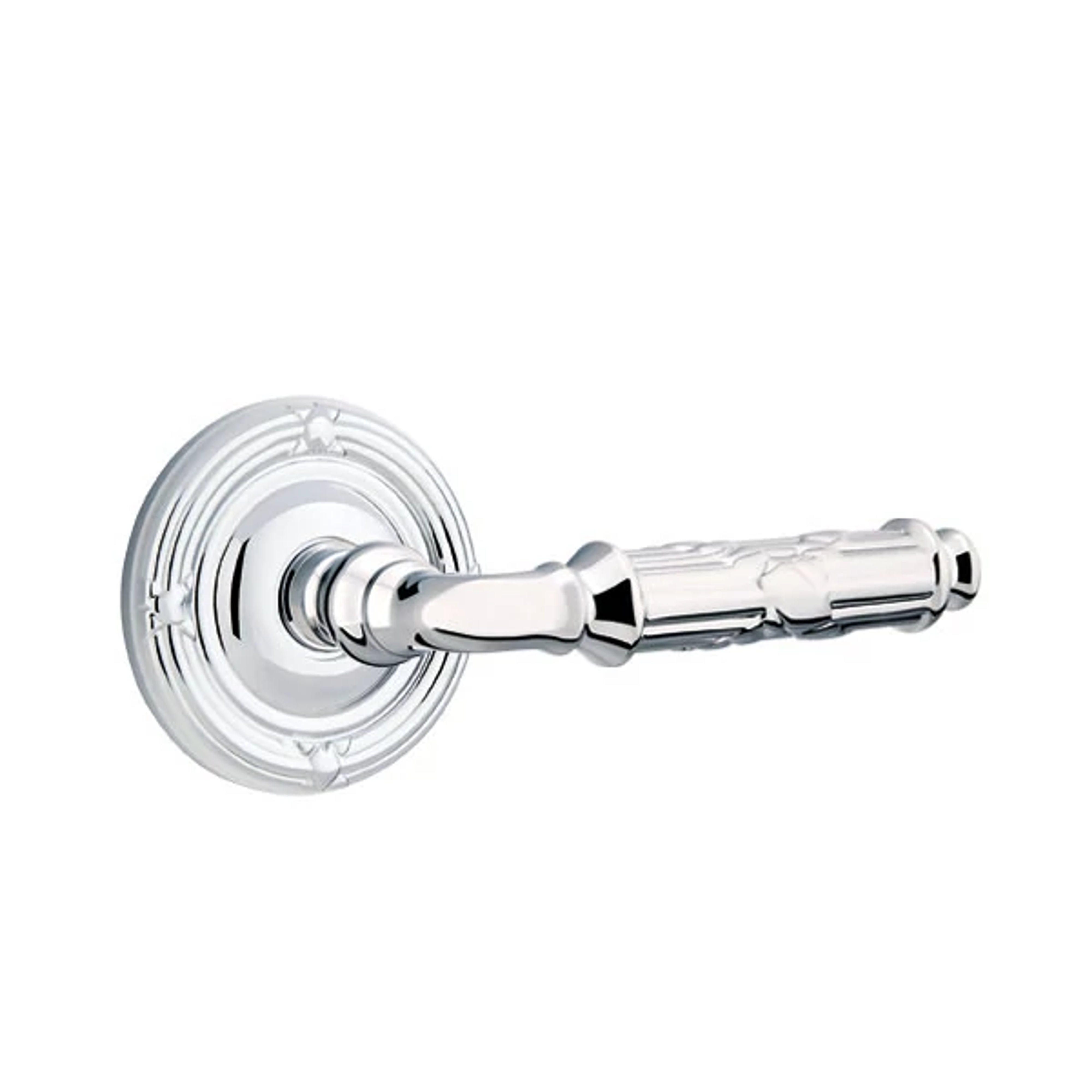 Emtek Concealed Fastener Ribbon & Reed Lever Set with Ribbon & Reed