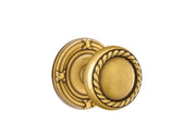 Emtek Concealed Fastener Rope Knob Set with Ribbon & Reed