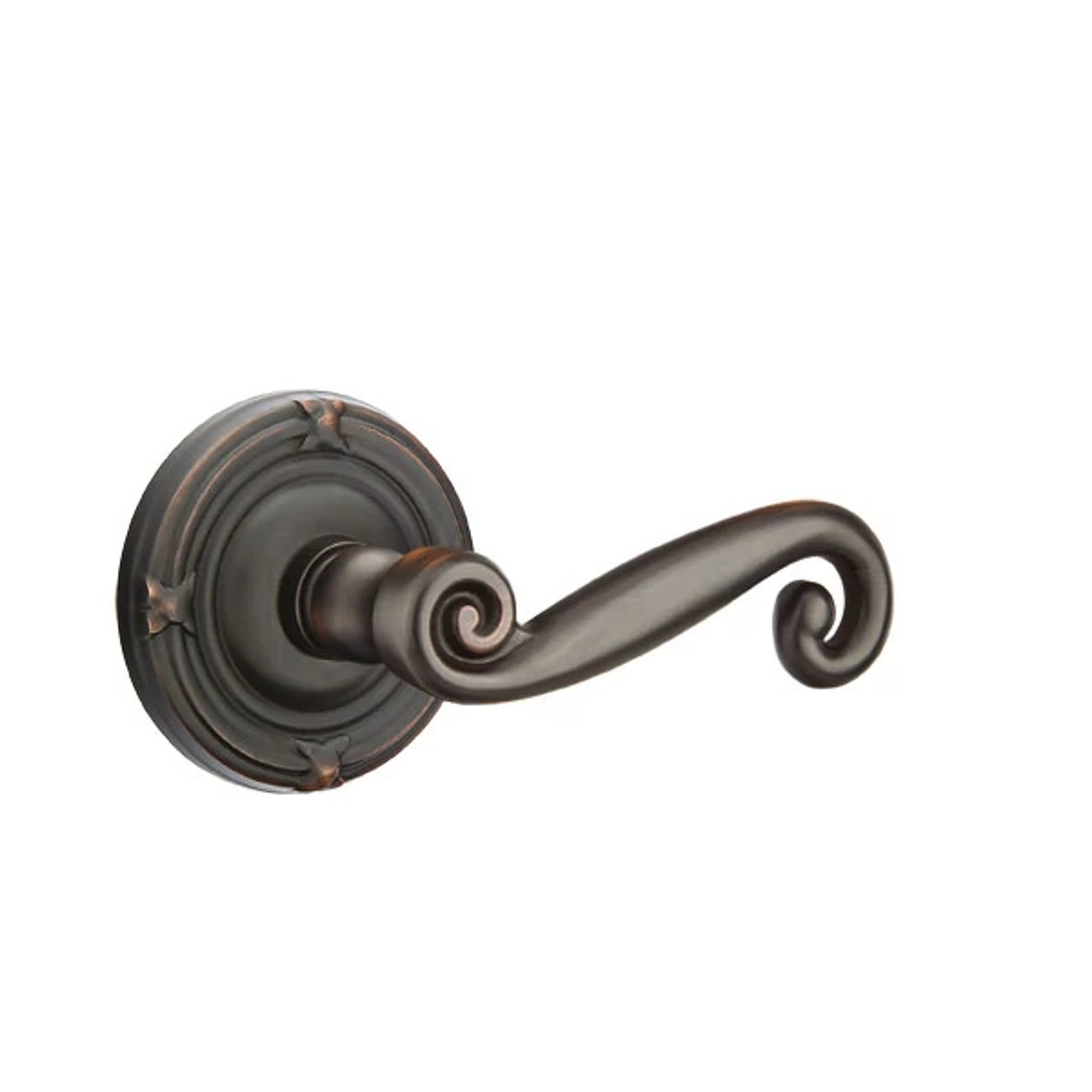 Emtek Rustic Lever Set with Ribbon & Reed