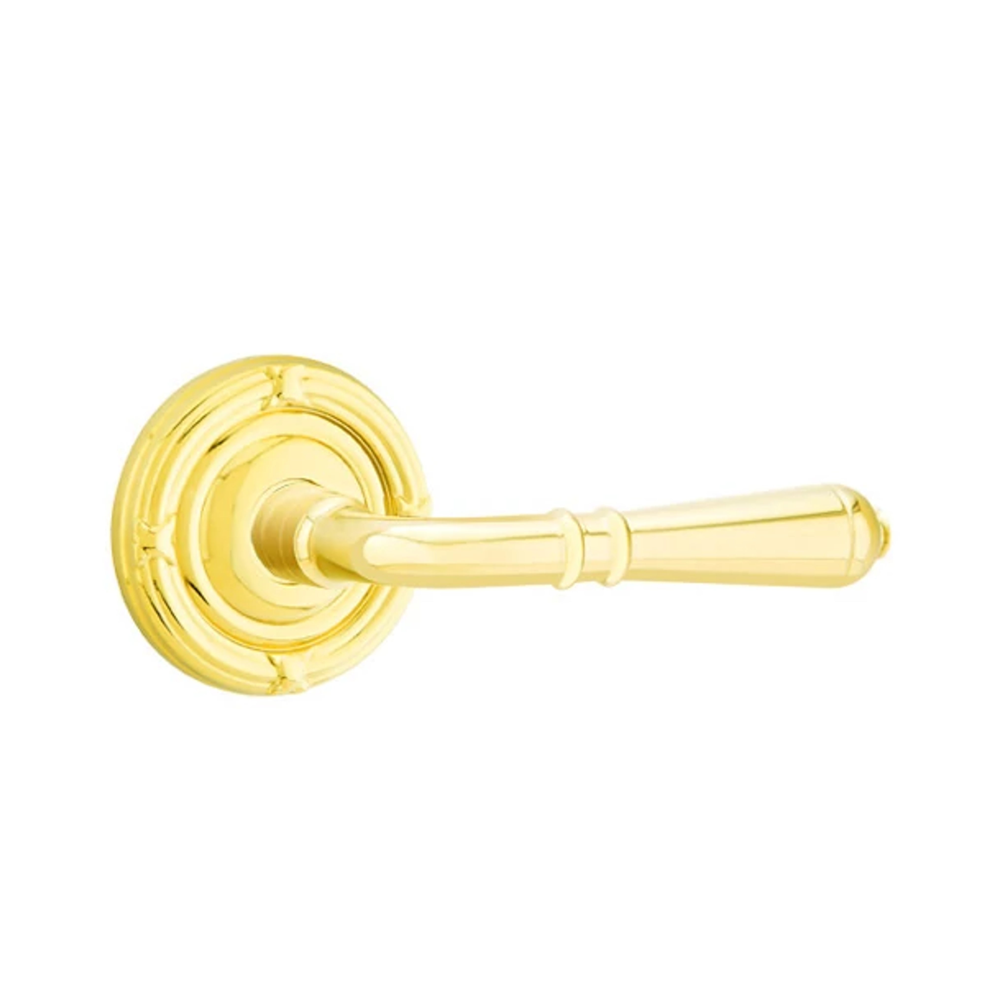 Emtek Concealed Fastener Turino Lever Set with Ribbon & Reed