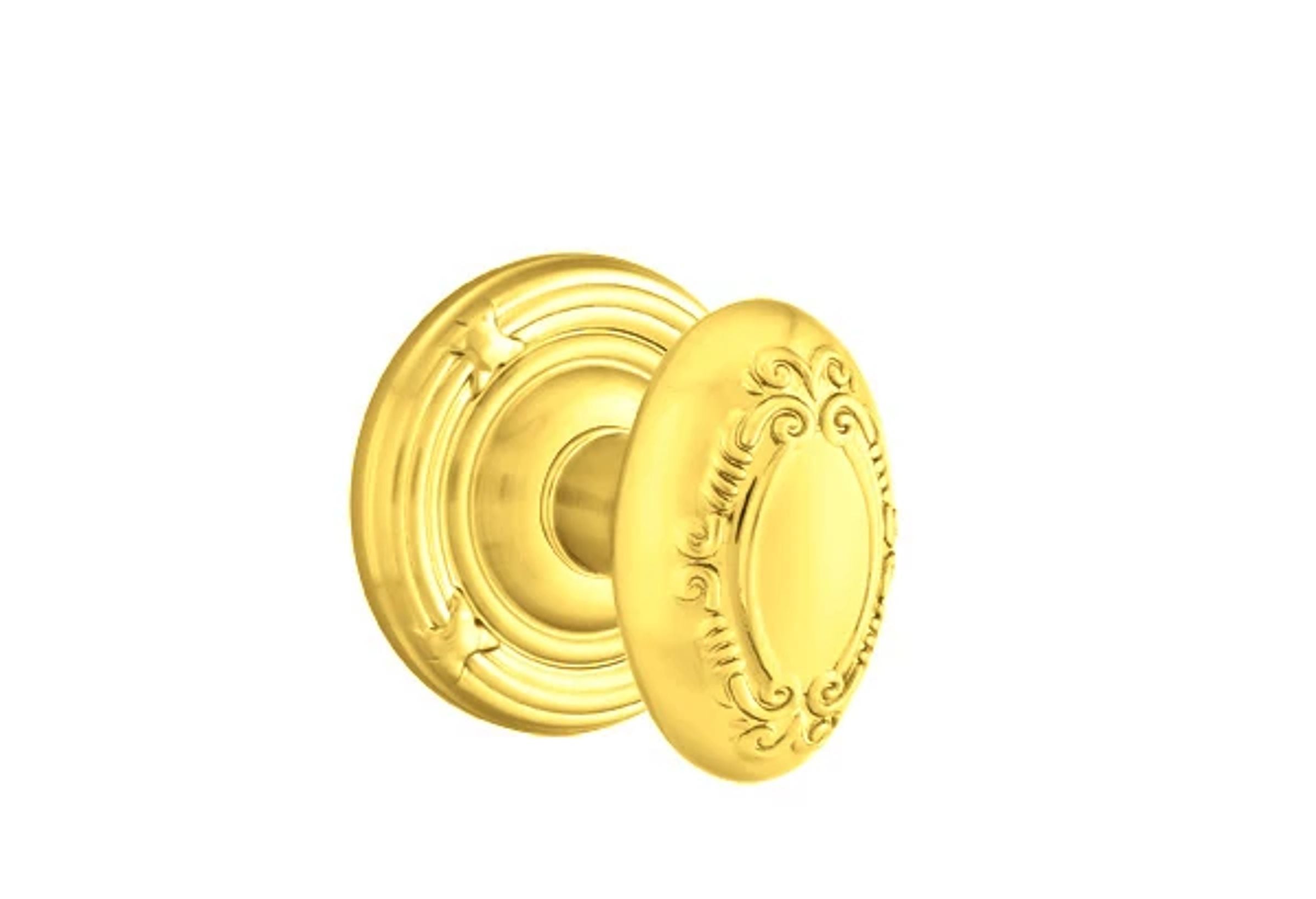 Emtek Concealed Fastener Victoria Knob Set with Ribbon & Reed