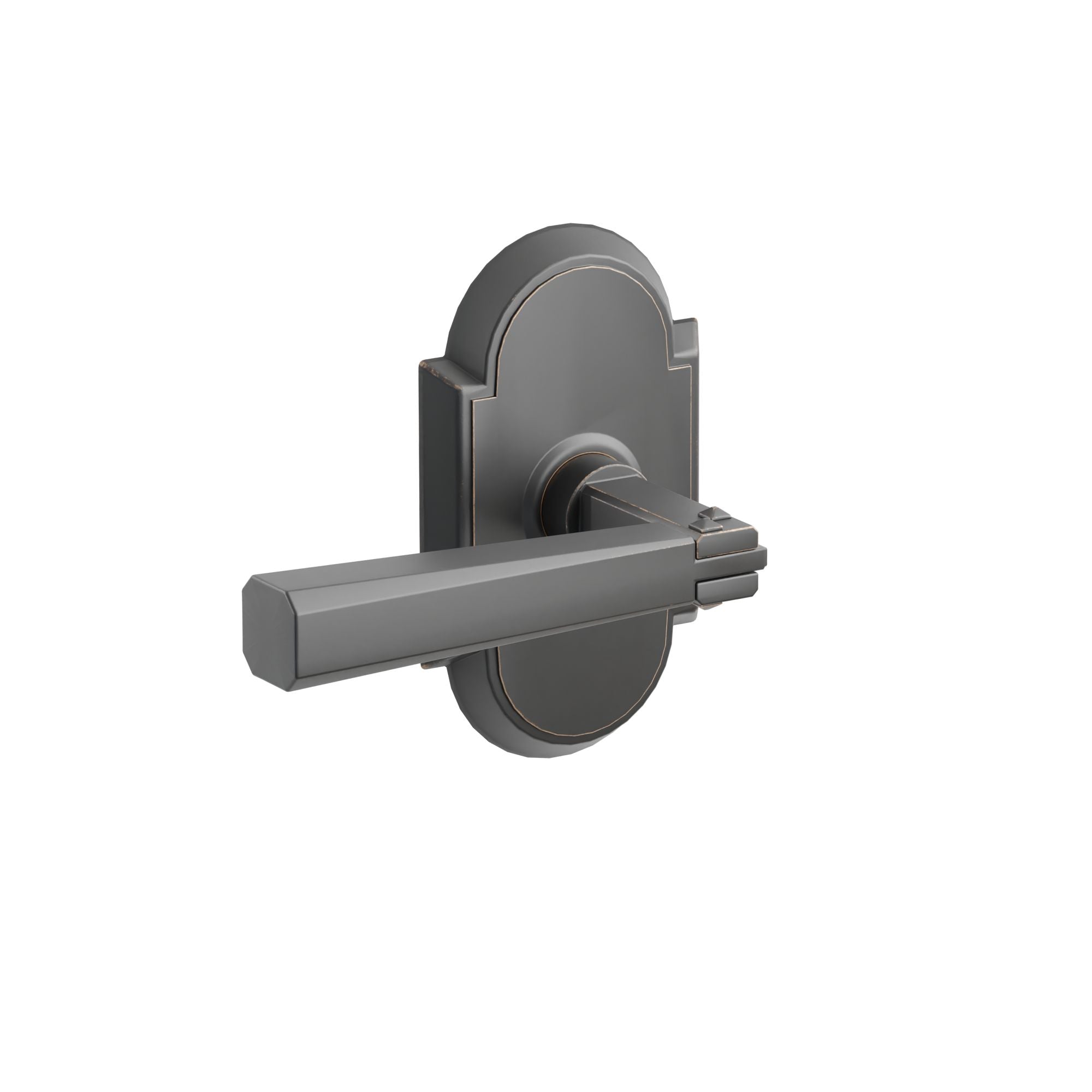 Emtek Wembley Lever Set with Ribbon & Reed