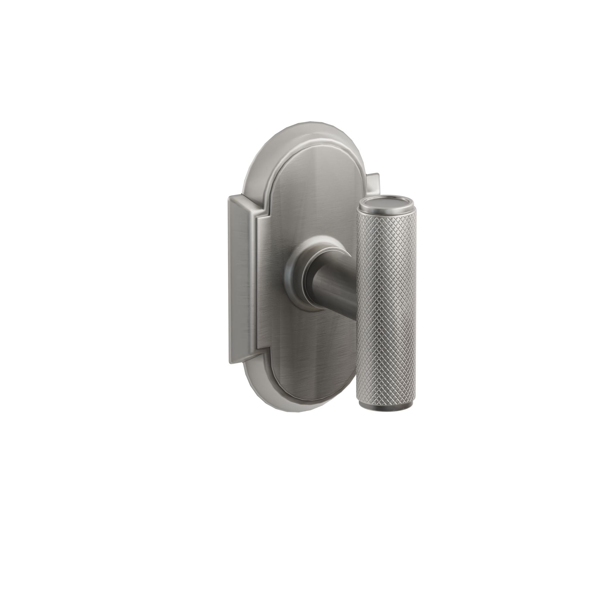 Emtek Concealed Fastener Ace Knurled Knob Set With #8 Rosette