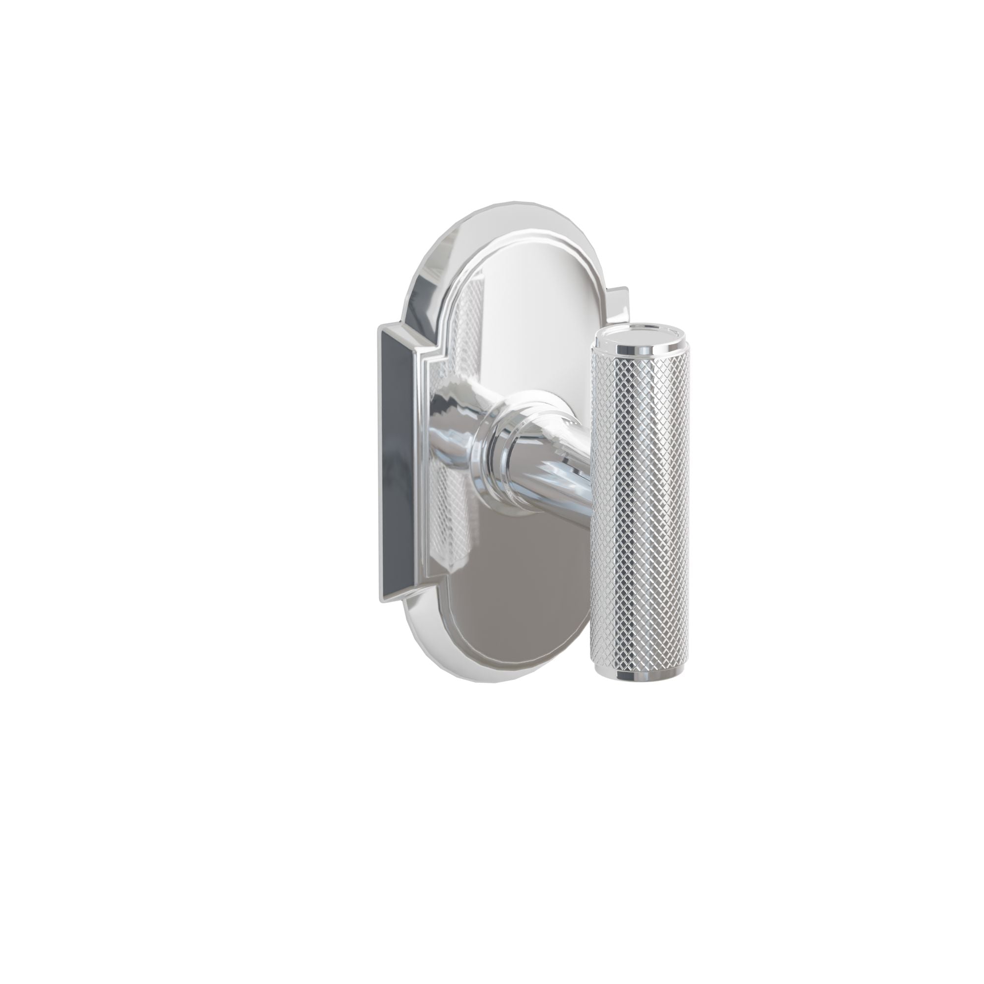 Emtek Concealed Fastener Ace Knurled Knob Set With #8 Rosette