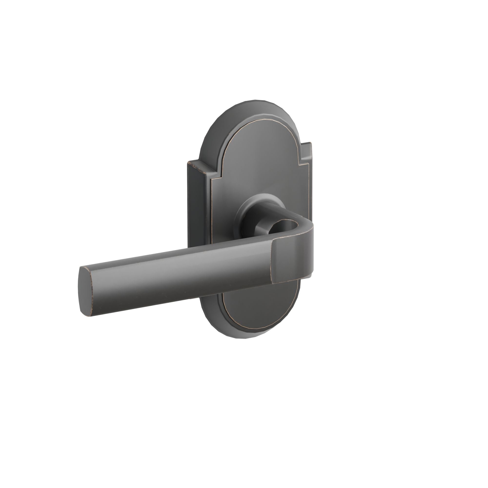 Emtek Concealed Fastener Aston Lever Set With #8 Rosette