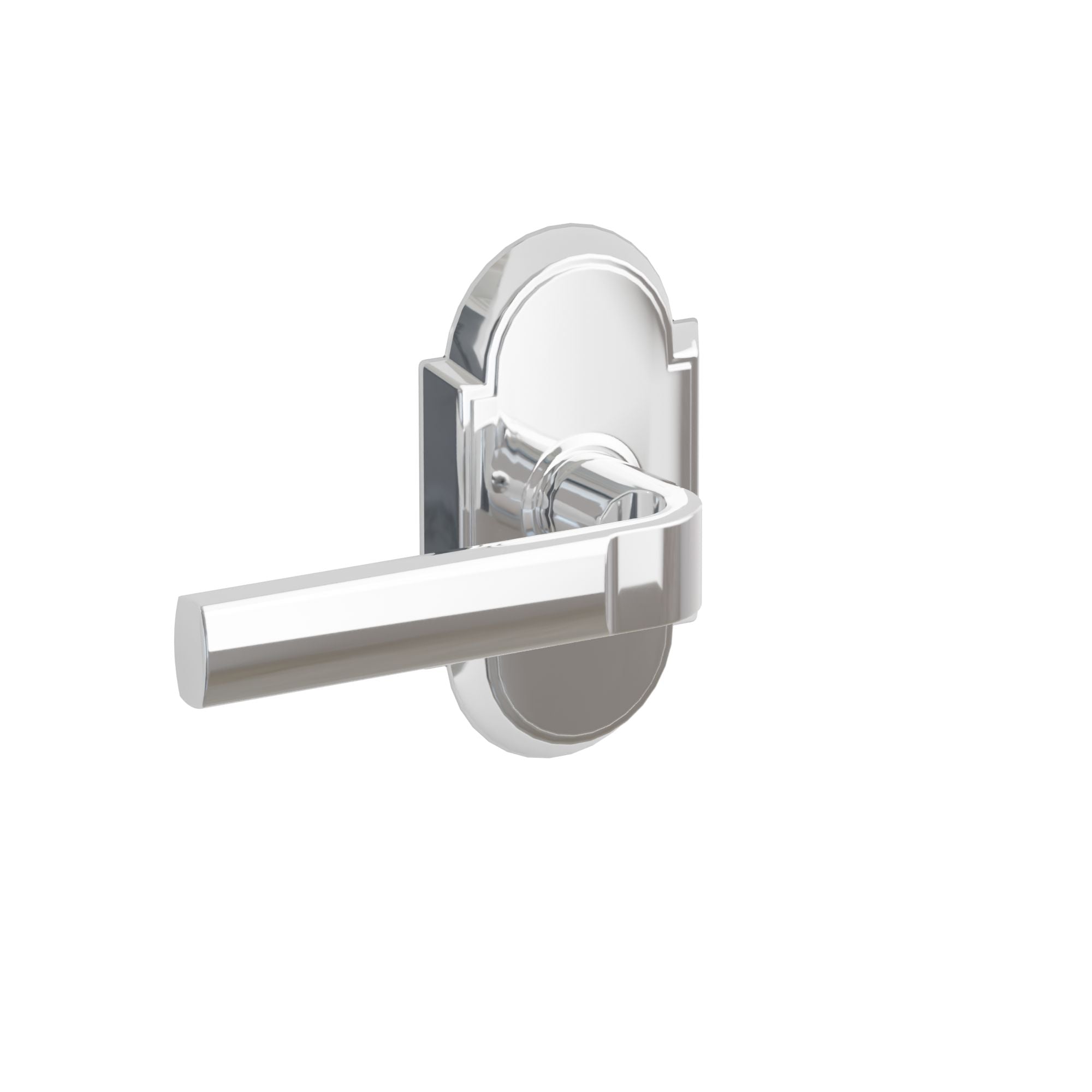 Emtek Concealed Fastener Aston Lever Set With #8 Rosette