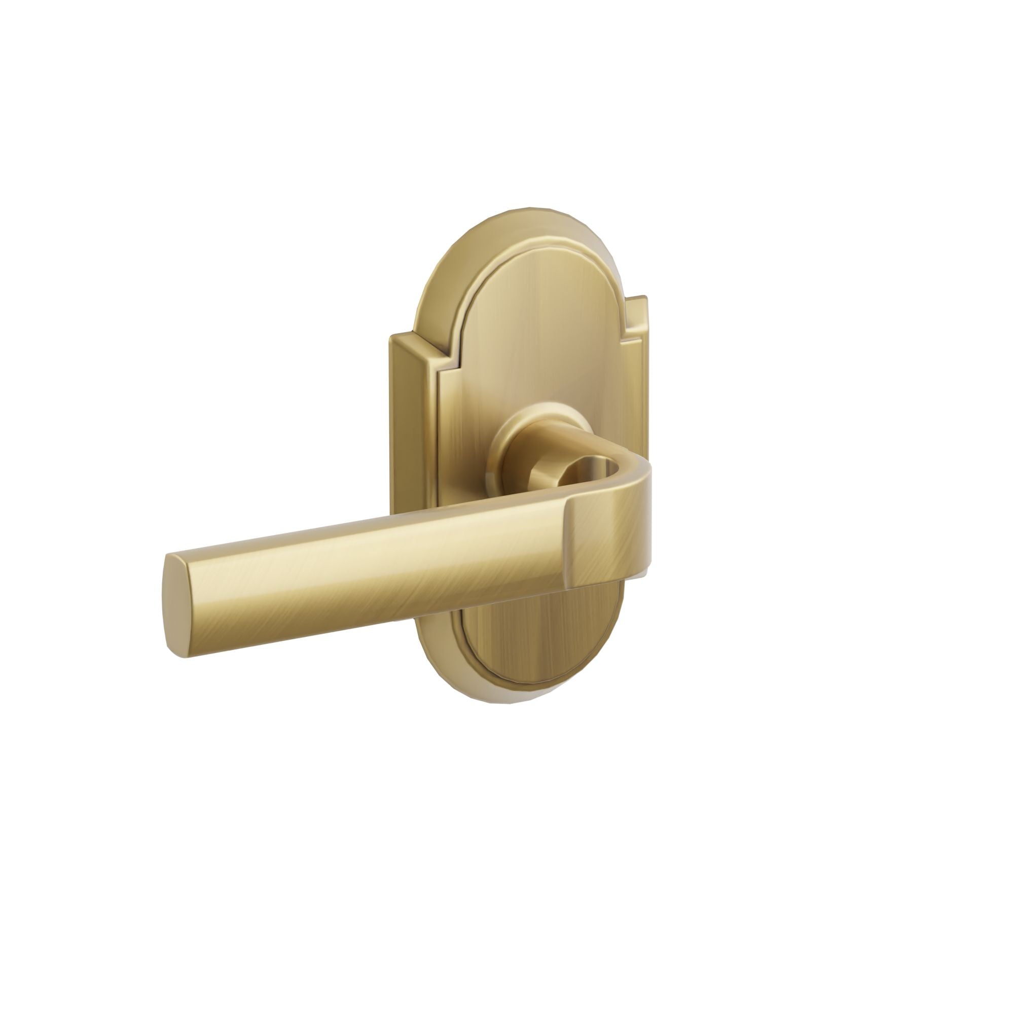 Emtek Concealed Fastener Aston Lever Set With #8 Rosette