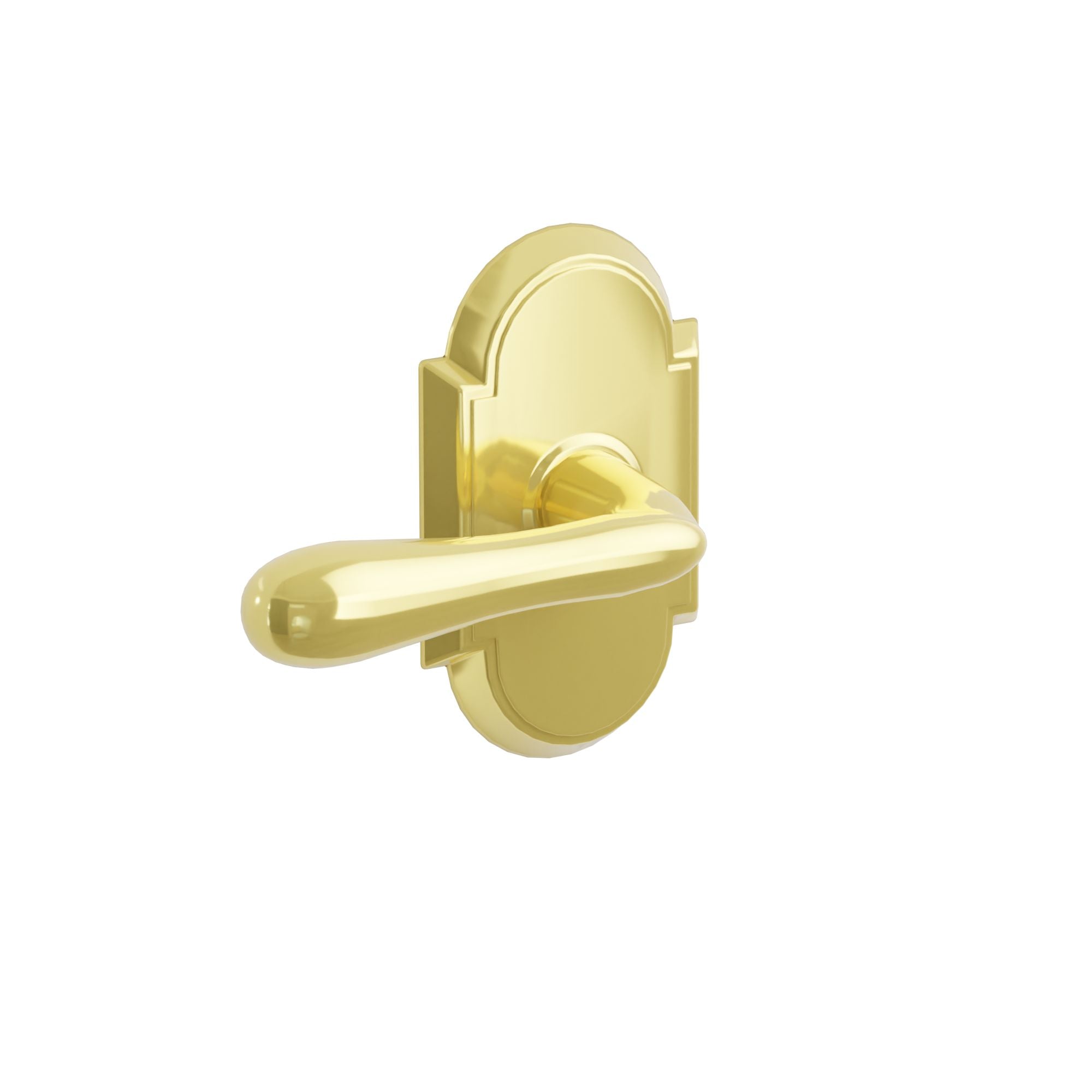 Emtek Concealed Fastener Basel Lever Set With #8 Rosette