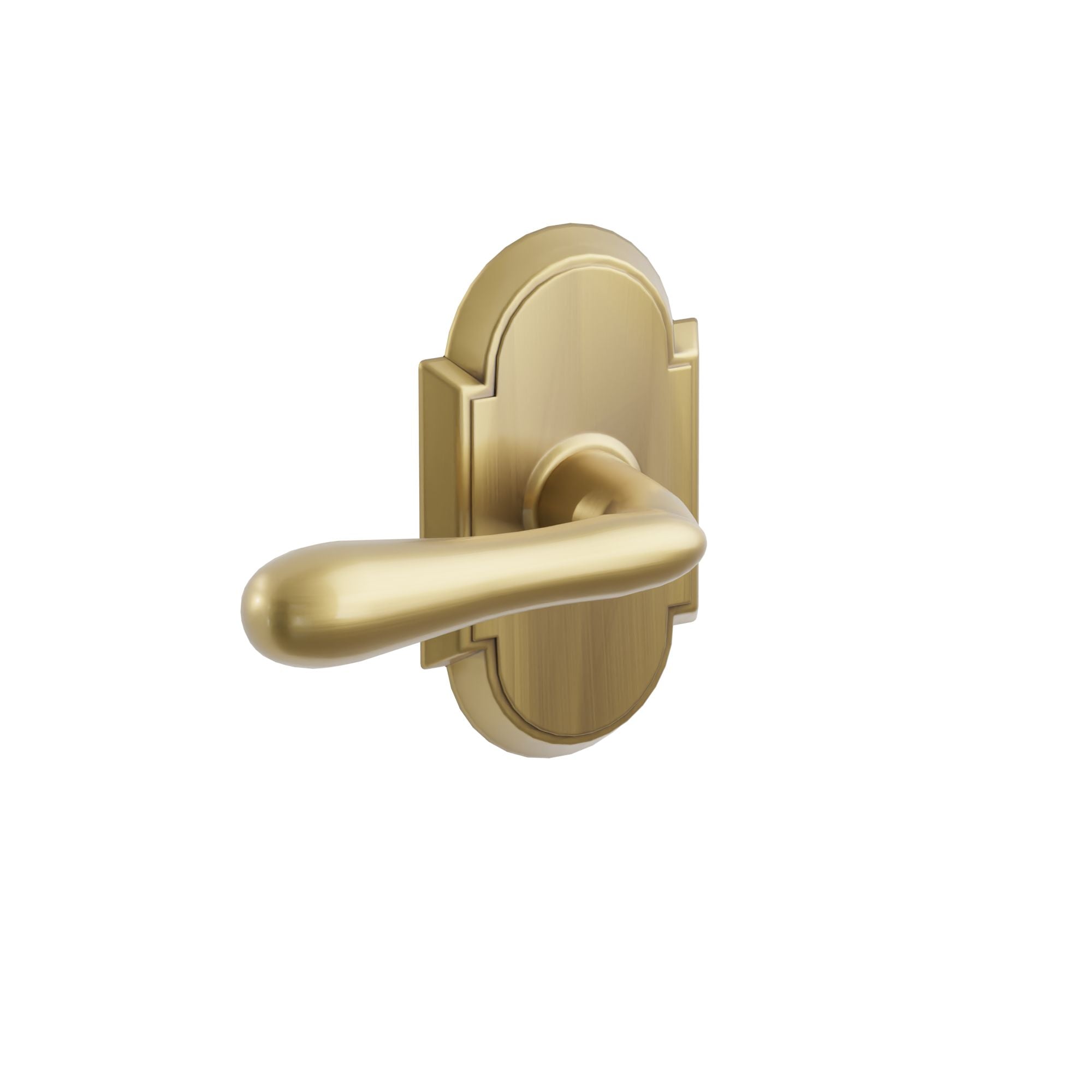 Emtek Concealed Fastener Basel Lever Set With #8 Rosette