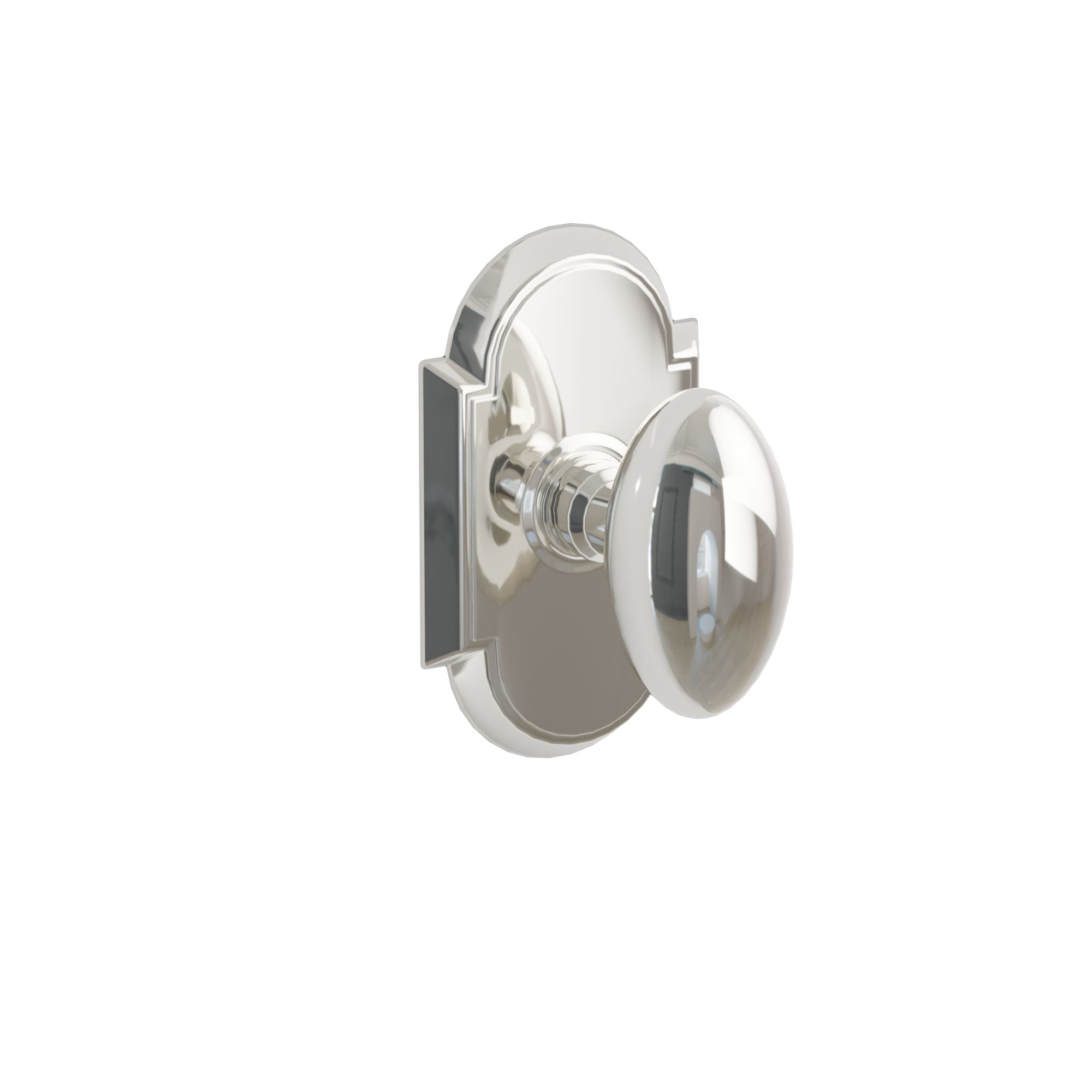 Emtek Concealed Fastener Egg Knob Set with #8 Rosette