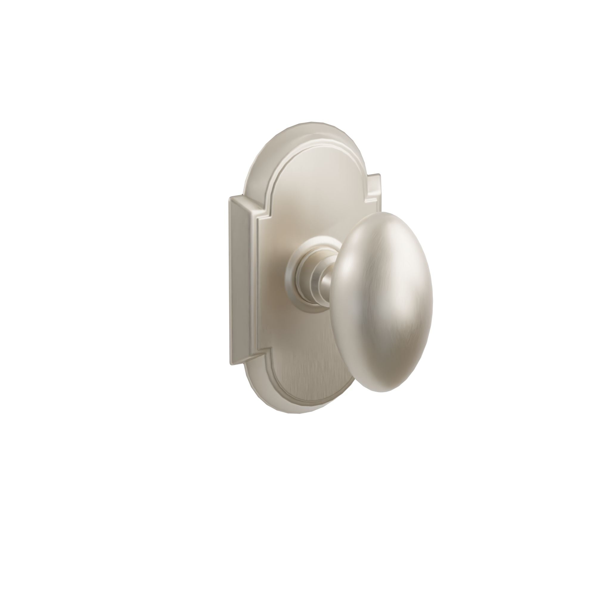 Emtek Concealed Fastener Egg Knob Set with #8 Rosette