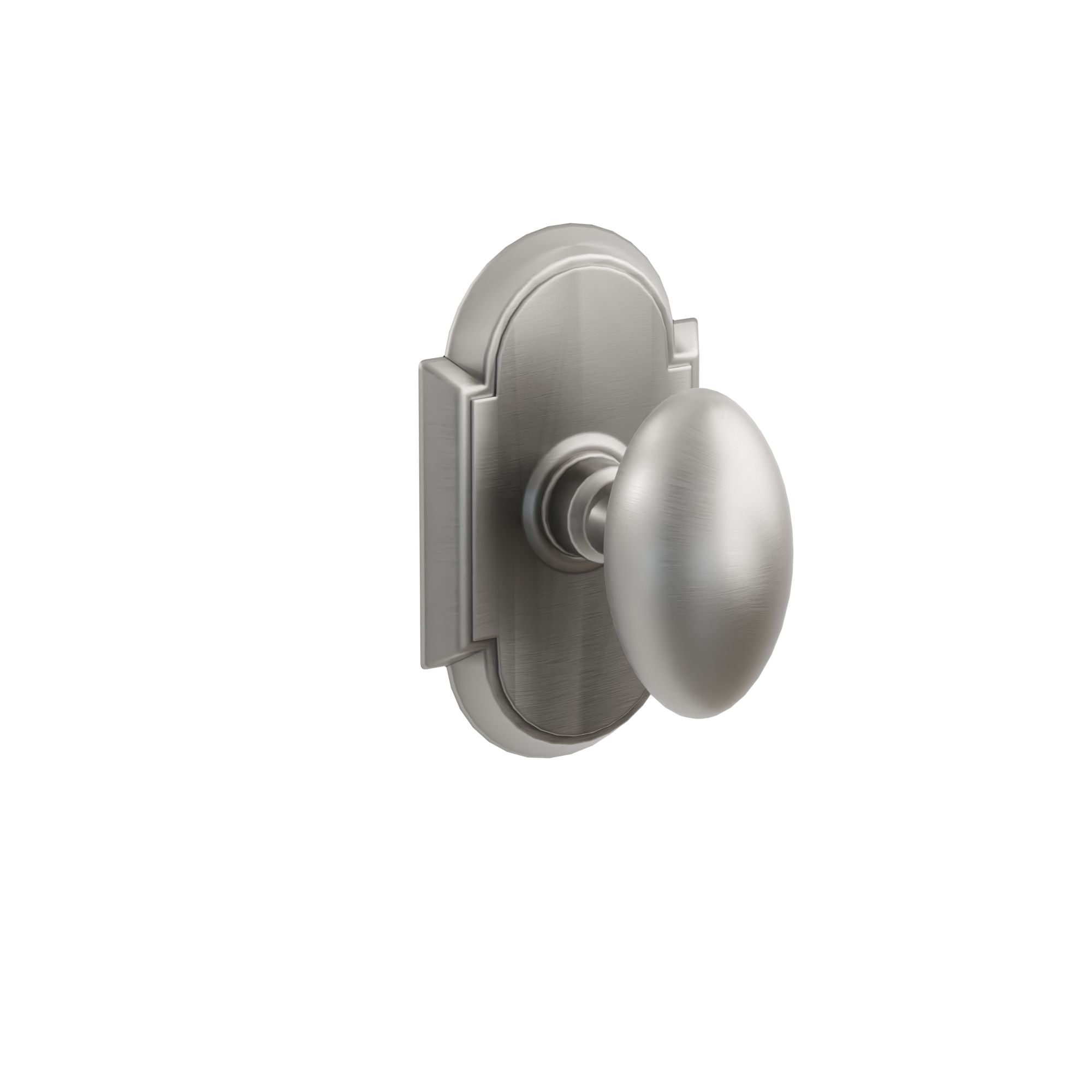 Emtek Concealed Fastener Egg Knob Set with #8 Rosette