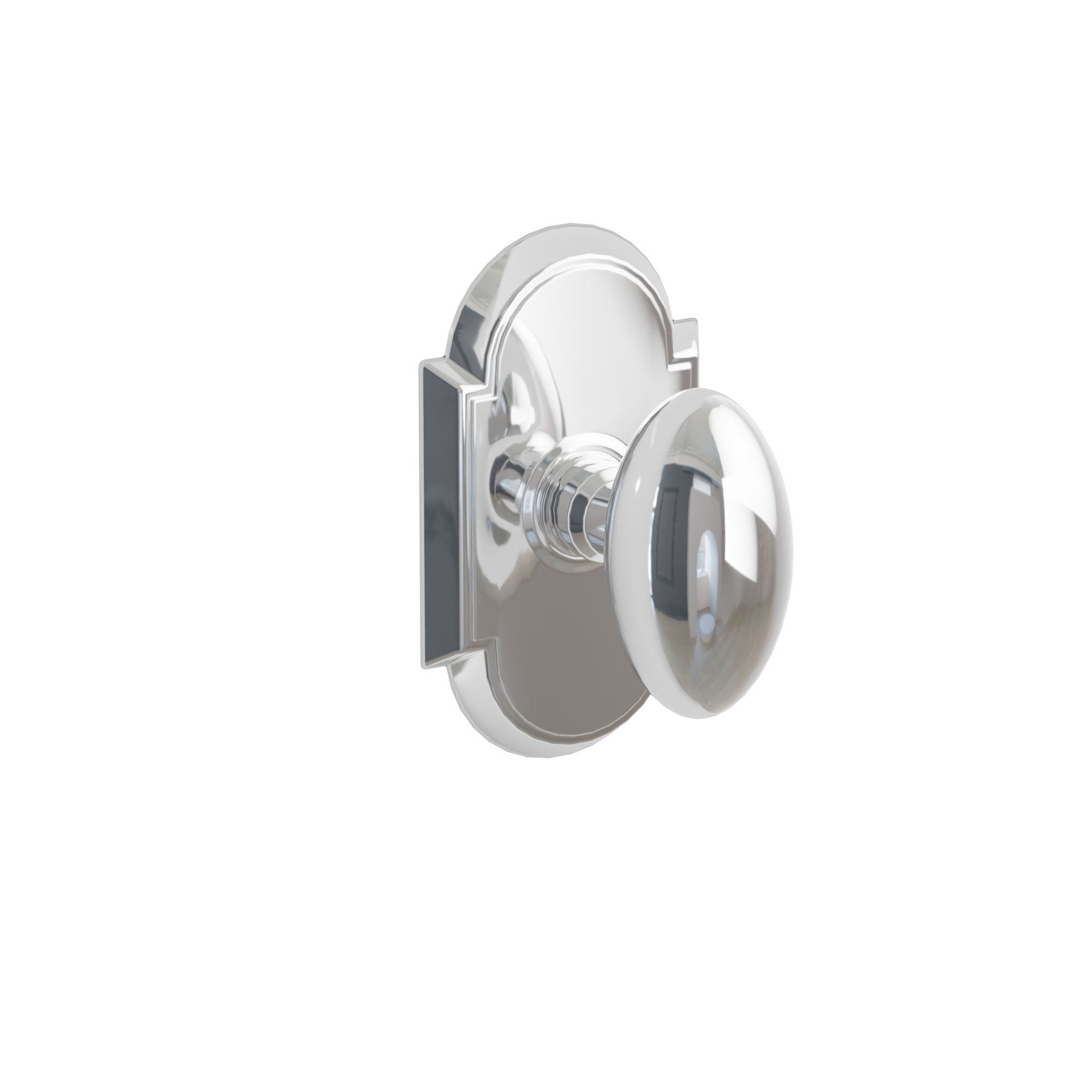 Emtek Concealed Fastener Egg Knob Set with #8 Rosette