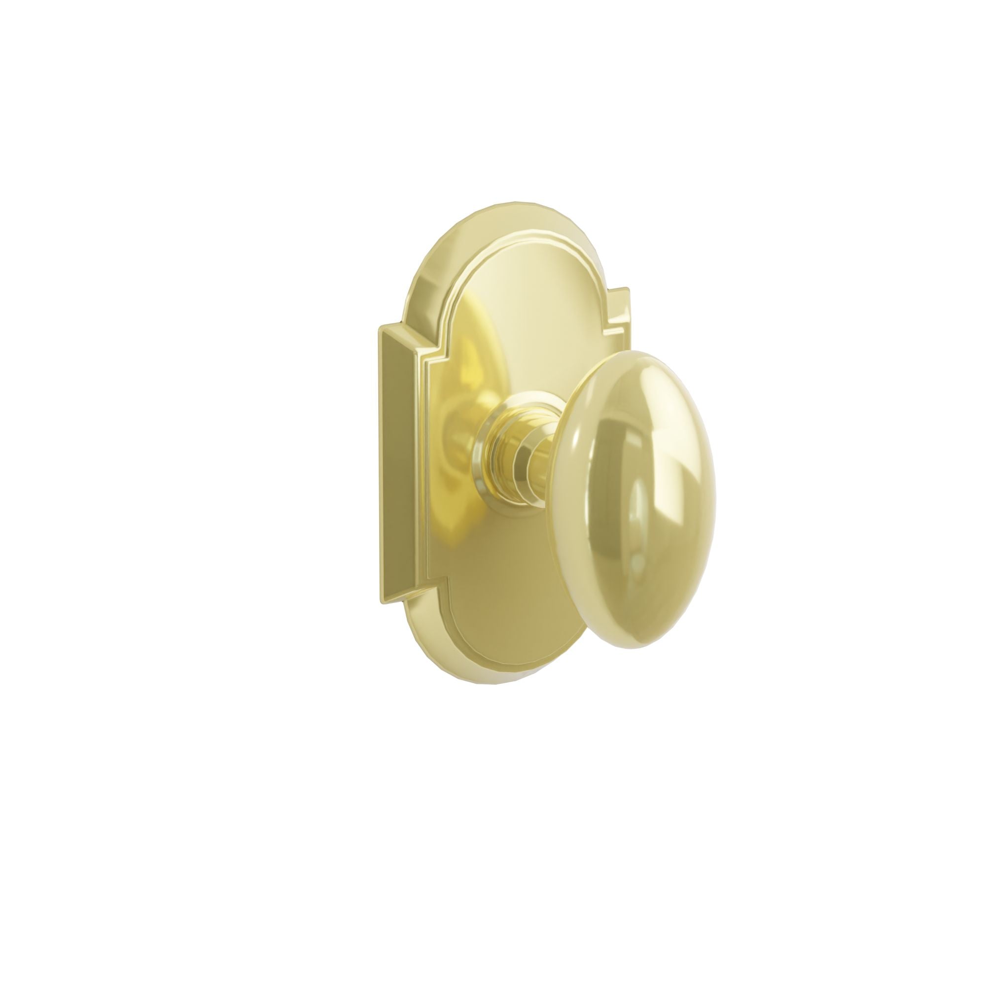 Emtek Concealed Fastener Egg Knob Set with #8 Rosette