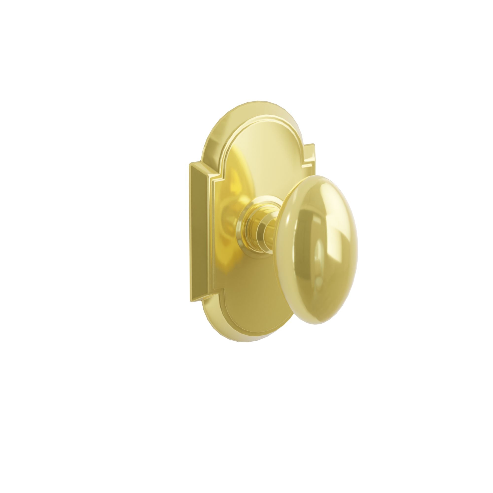 Emtek Concealed Fastener Egg Knob Set with #8 Rosette