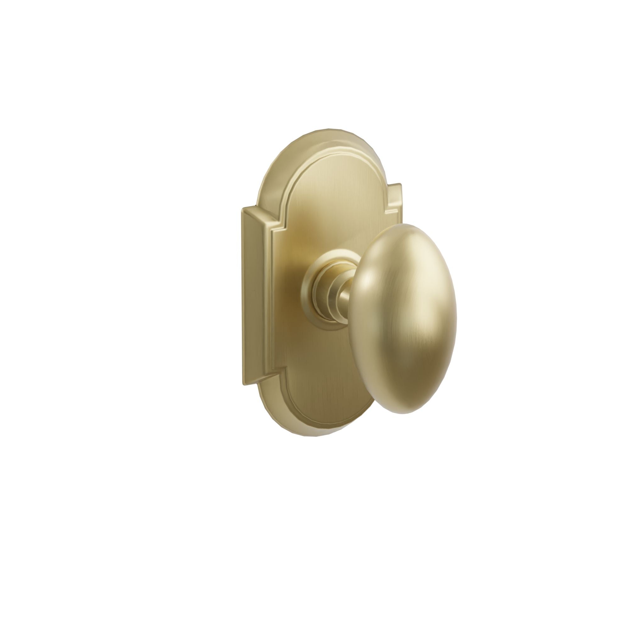 Emtek Concealed Fastener Egg Knob Set with #8 Rosette