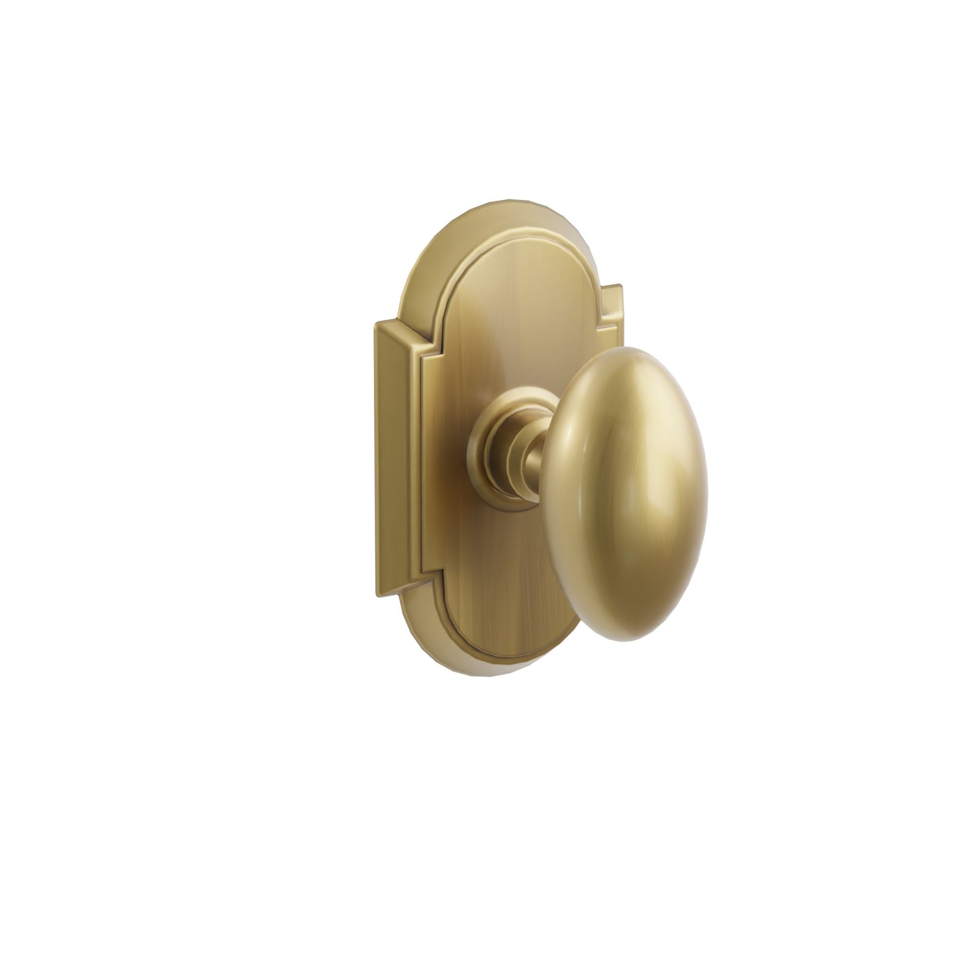 Emtek Concealed Fastener Egg Knob Set with #8 Rosette