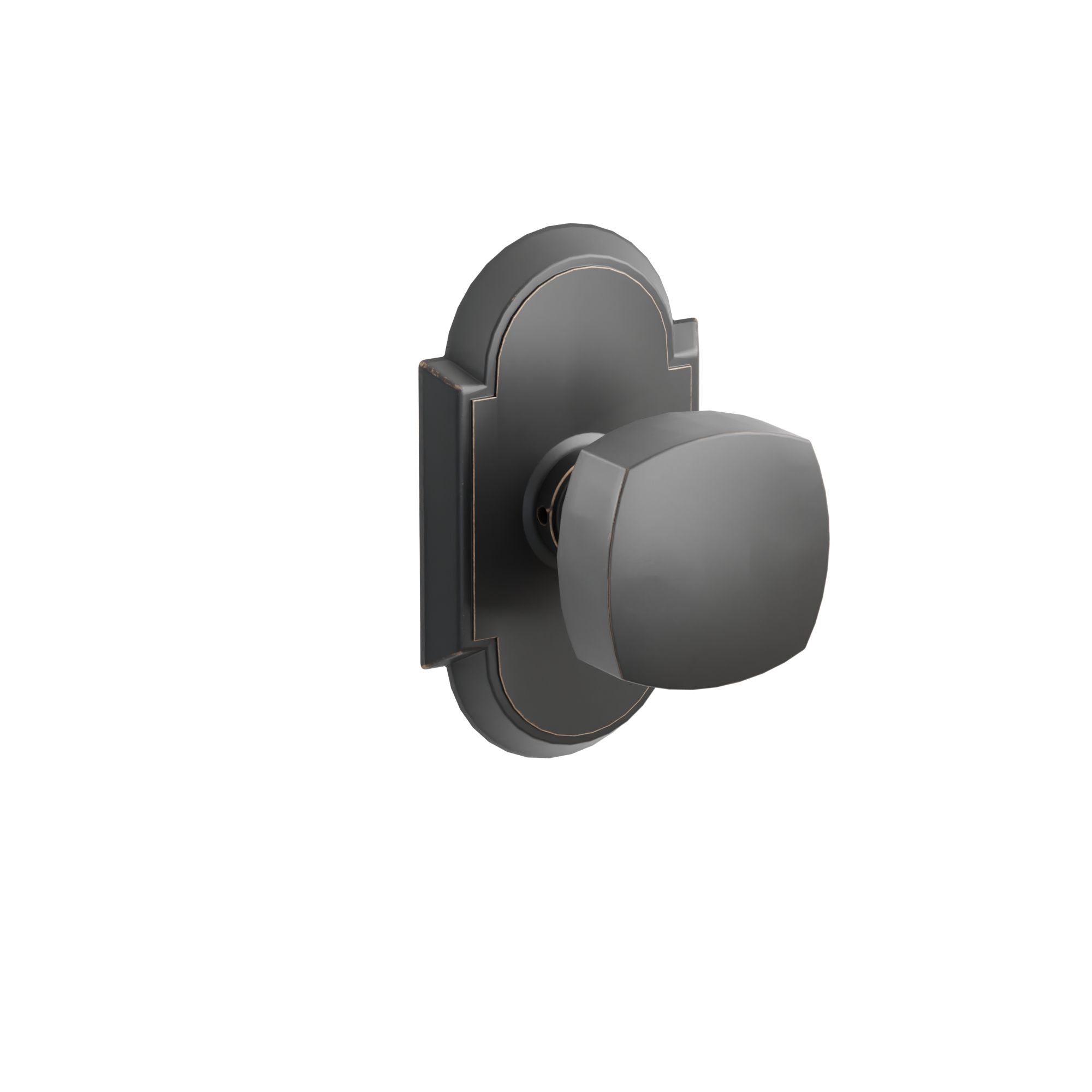 Emtek Concealed Fastener Freestone Knob Set With #8 Rosette