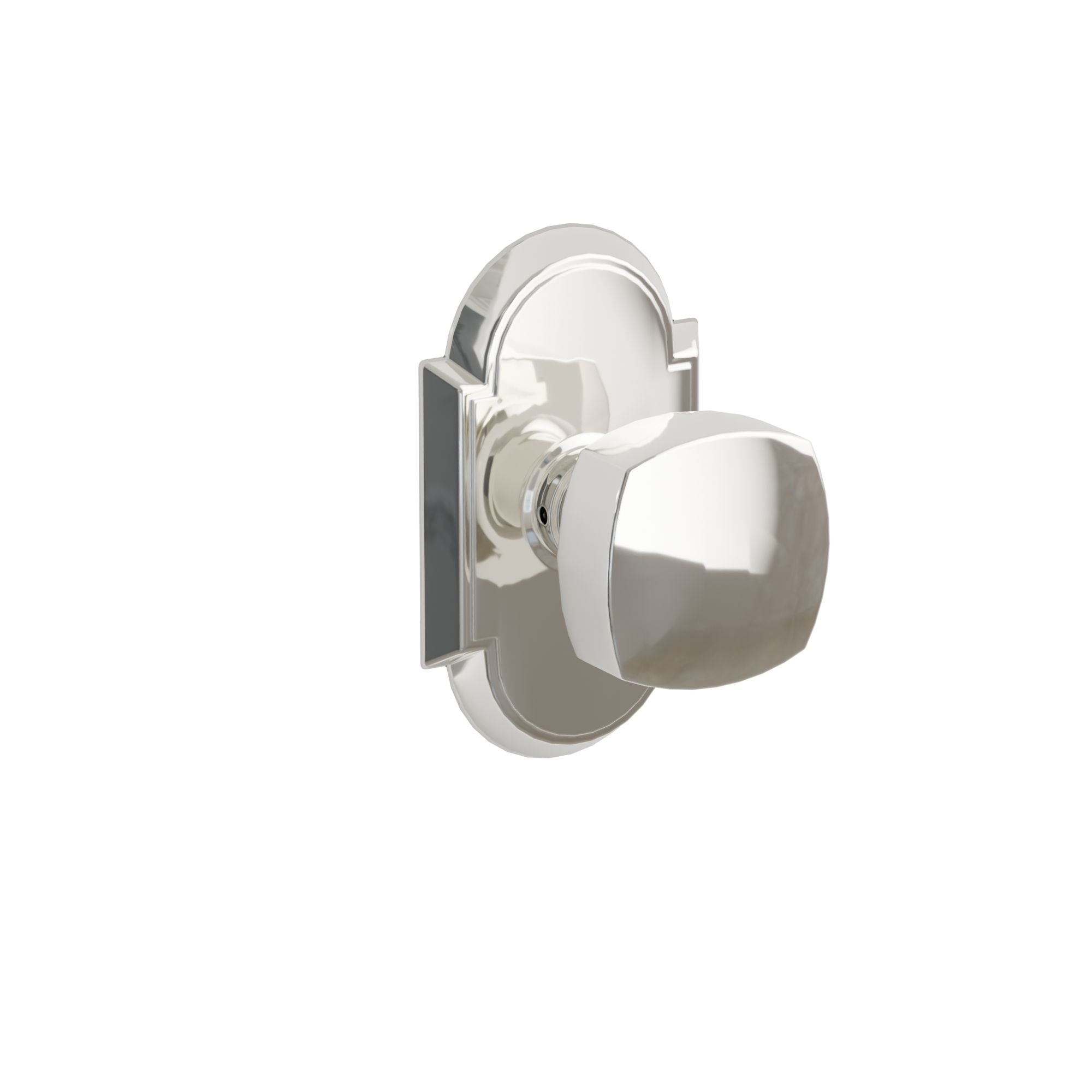 Emtek Concealed Fastener Freestone Knob Set With #8 Rosette