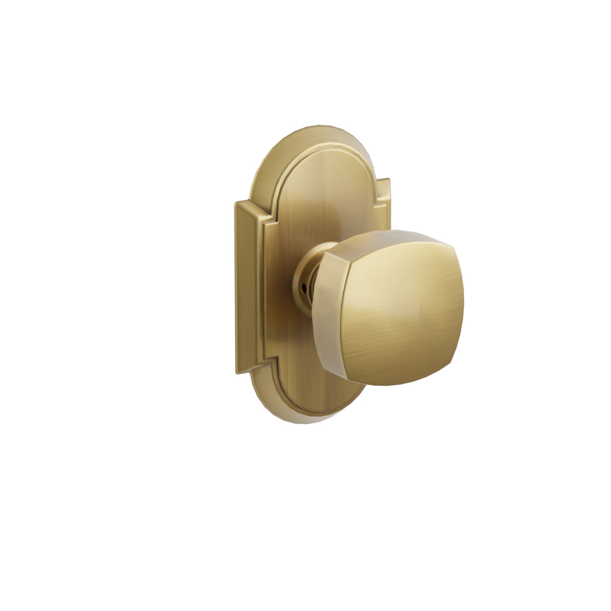 Emtek Concealed Fastener Freestone Knob Set With #8 Rosette