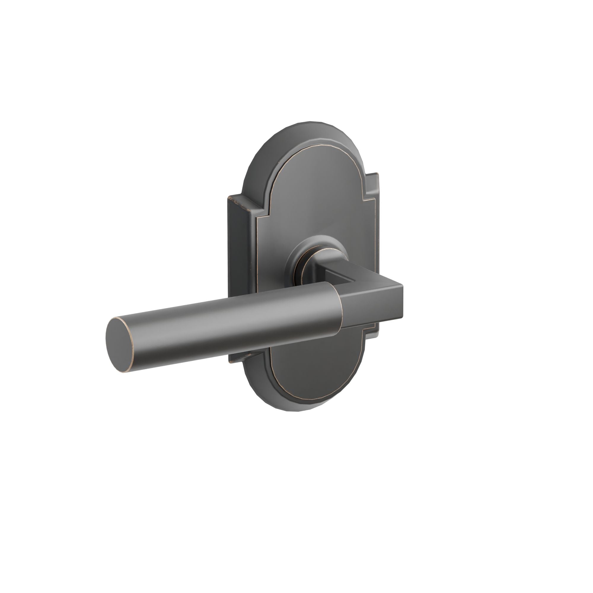 Emtek Concealed Fastener Hercules Lever Set With #8 Rosette