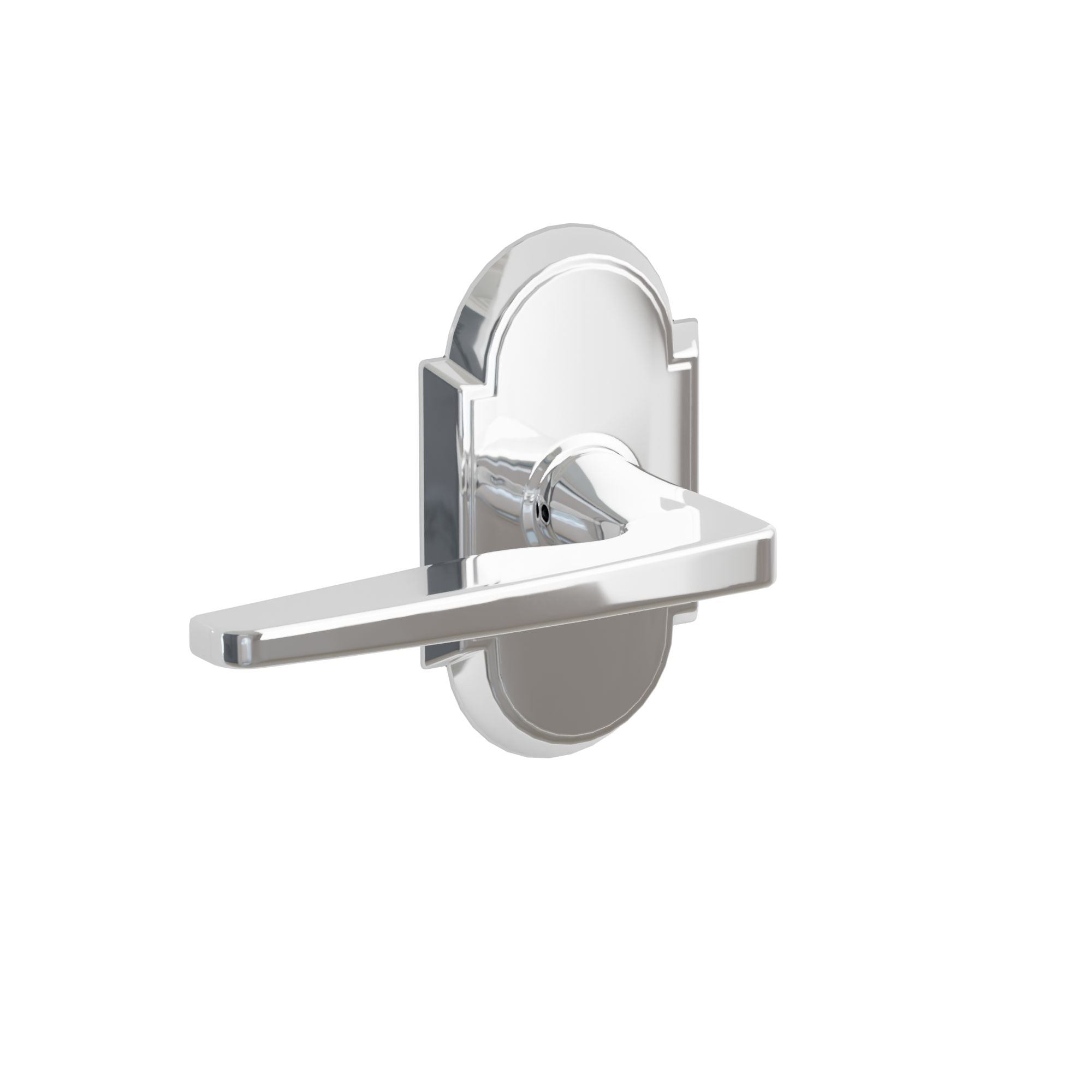 Emtek Concealed Fastener Hermes Lever Set With #8 Rosette