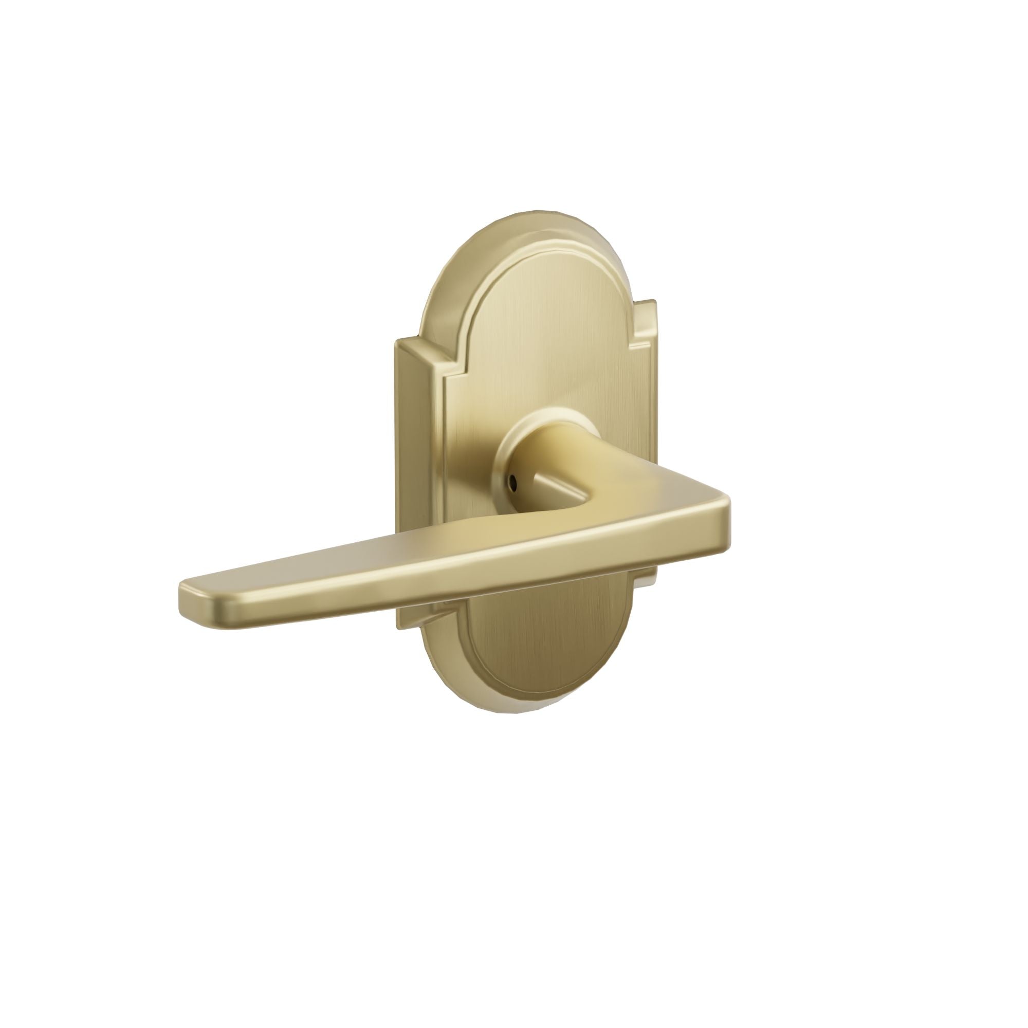 Emtek Concealed Fastener Hermes Lever Set With #8 Rosette