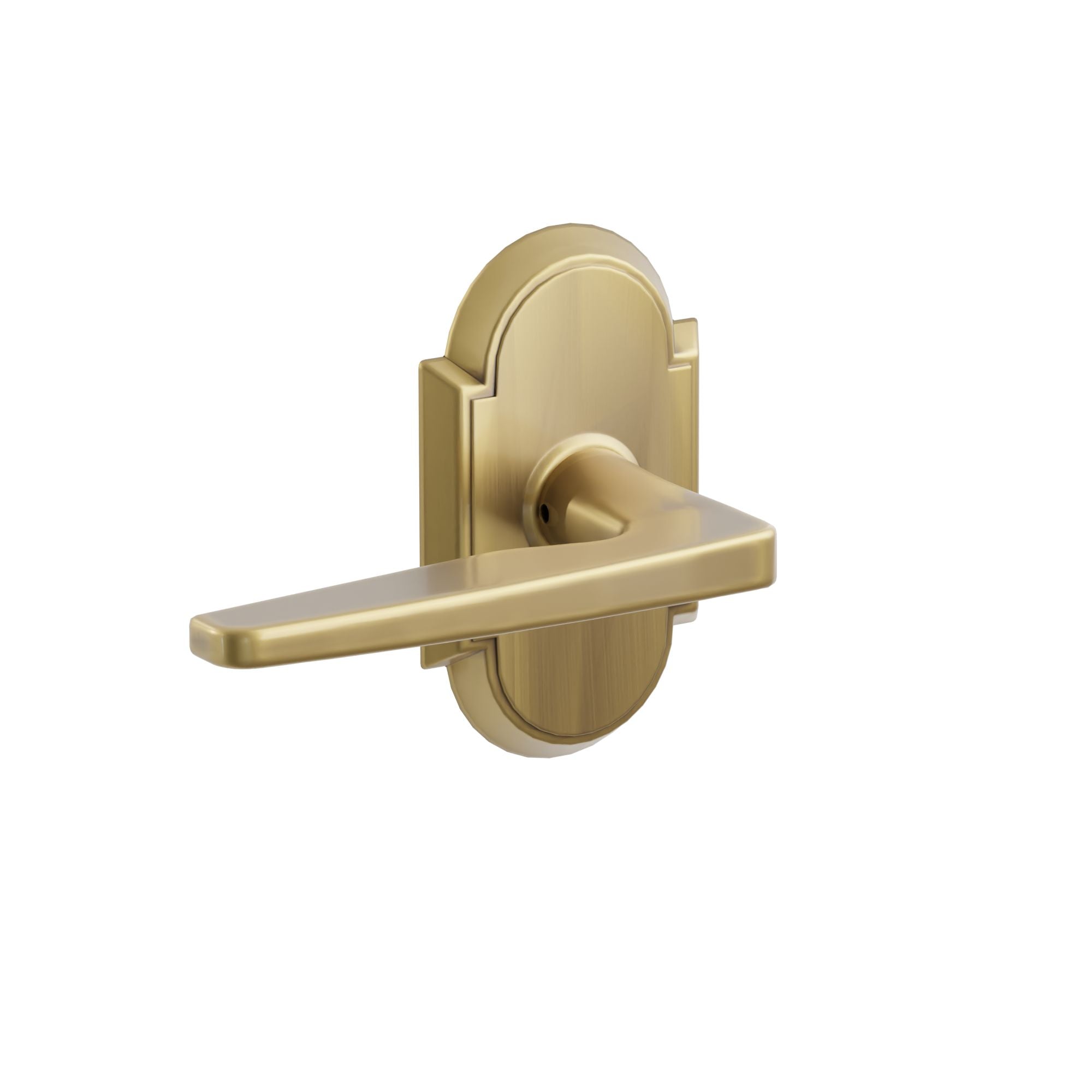 Emtek Concealed Fastener Hermes Lever Set With #8 Rosette