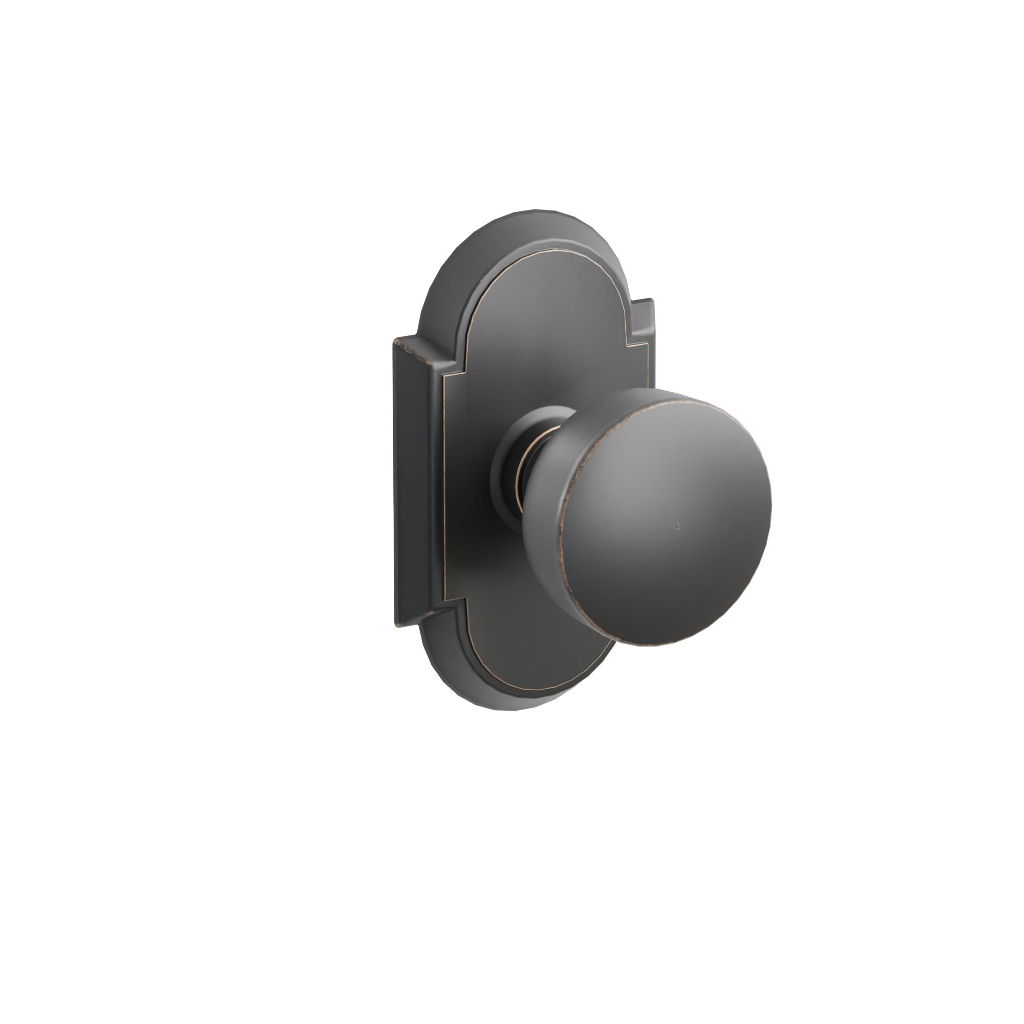 Emtek Concealed Fastener Laurent Knob Set With #8 Rosette