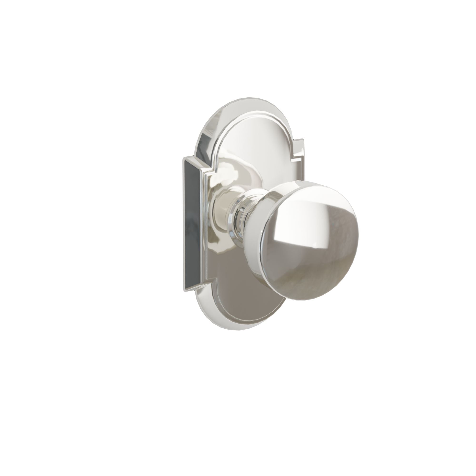 Emtek Concealed Fastener Laurent Knob Set With #8 Rosette