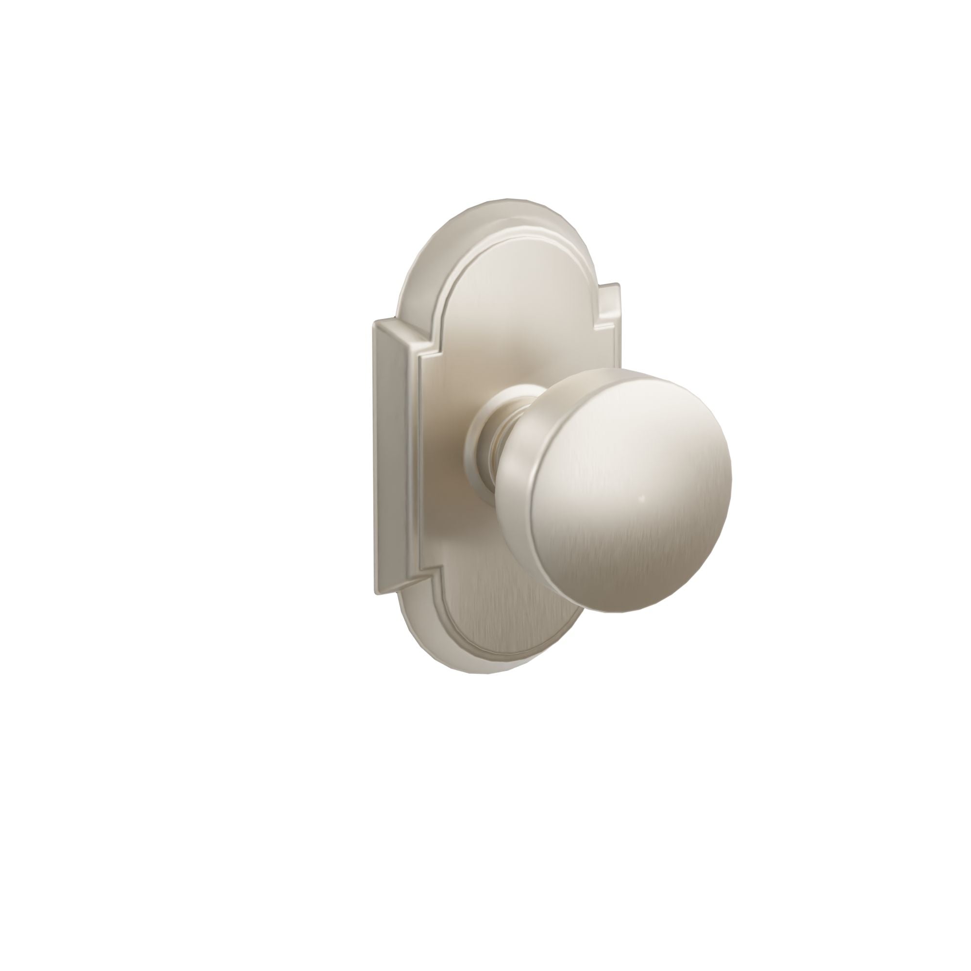 Emtek Concealed Fastener Laurent Knob Set With #8 Rosette