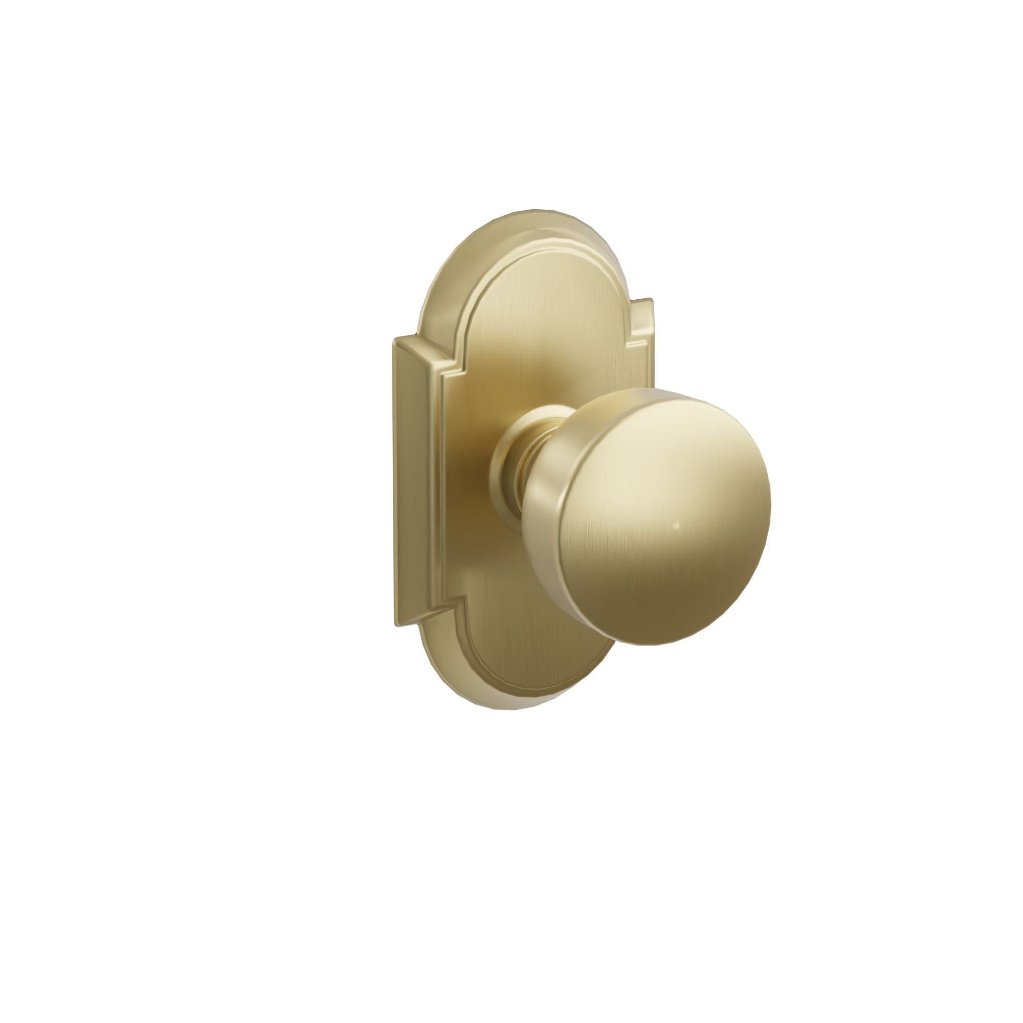 Emtek Concealed Fastener Laurent Knob Set With #8 Rosette