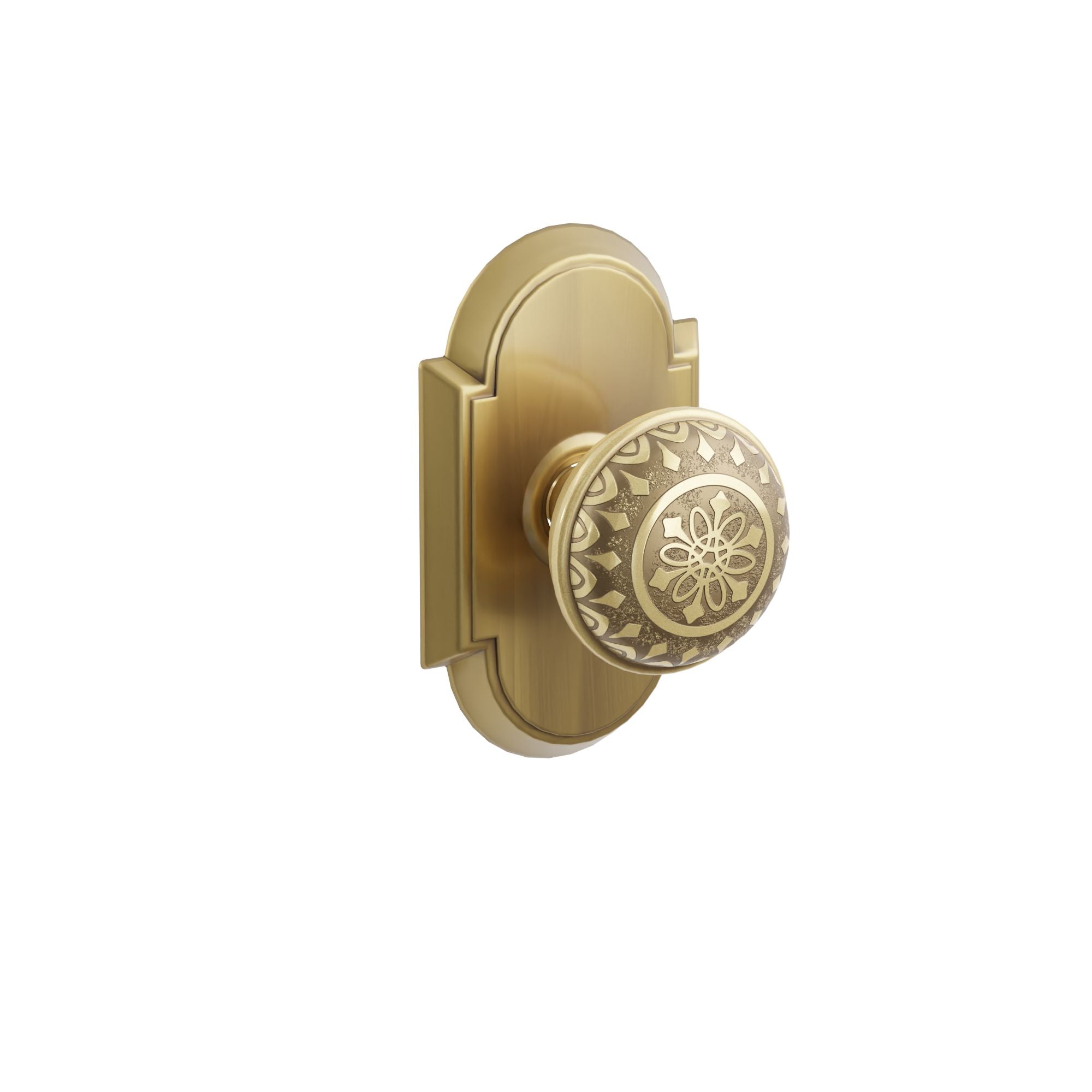 Emtek Concealed Fastener Lancaster Knob Set With #8 Rosette