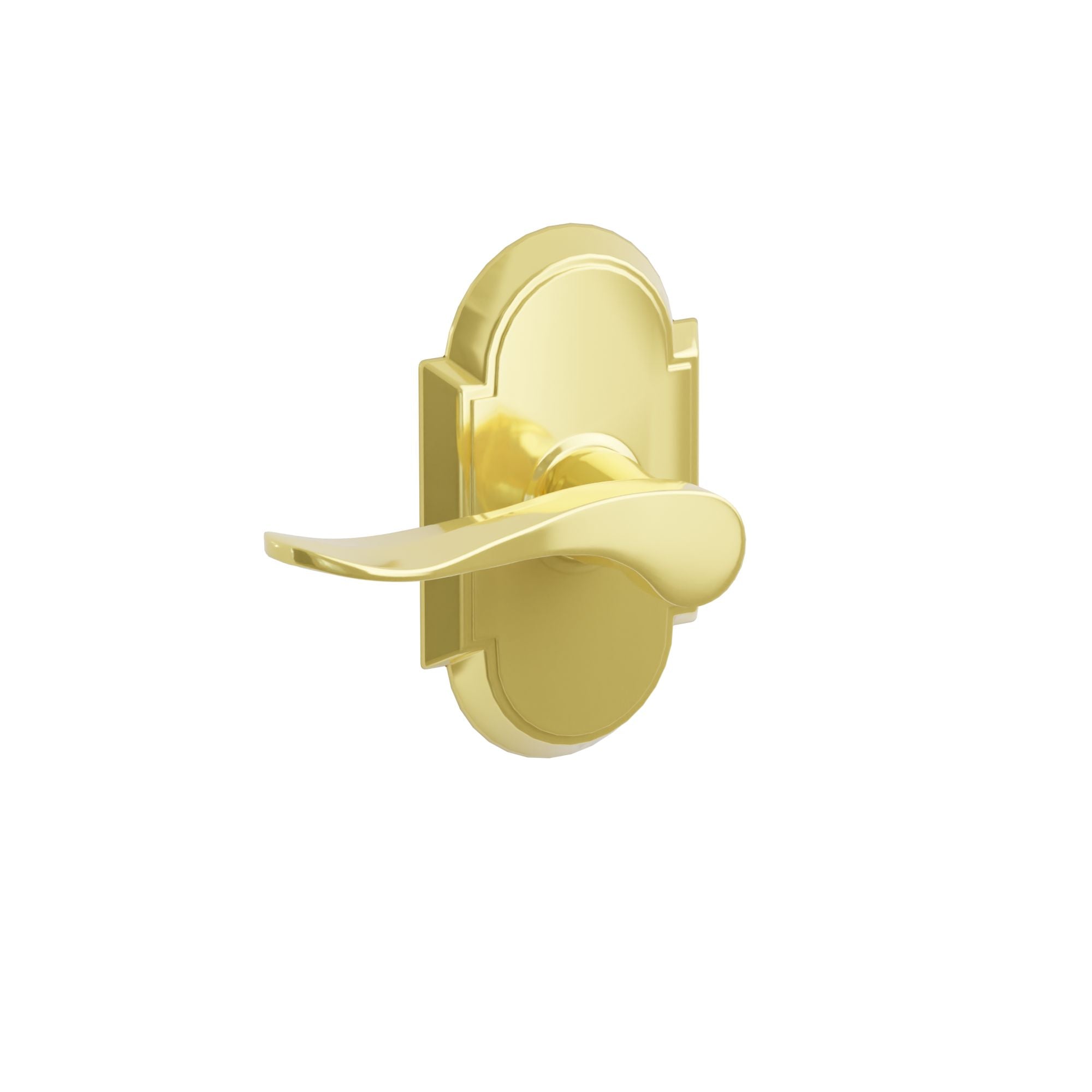 Emtek Concealed Fastener Luzern Lever Set With #8 Rosette