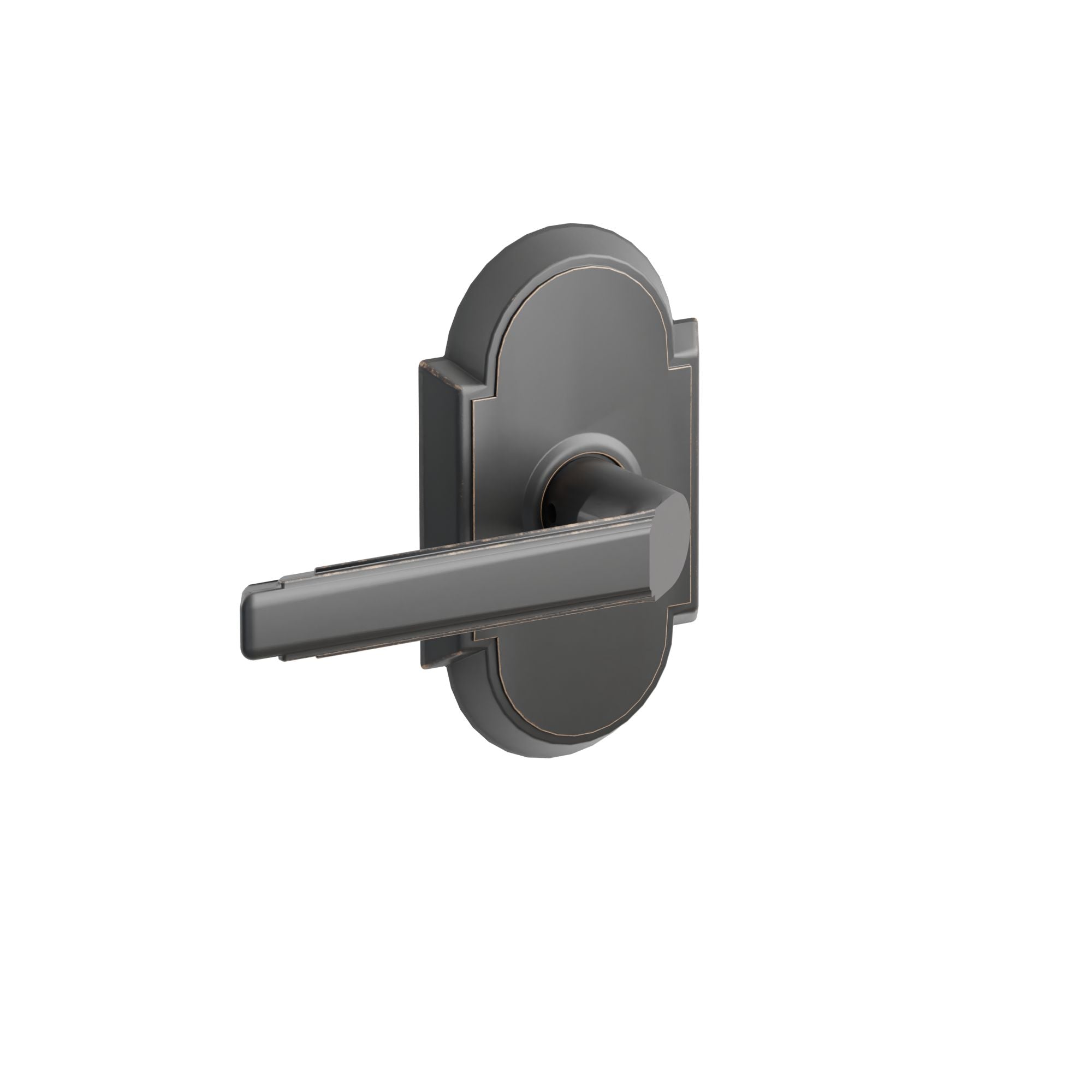 Emtek Milano Lever Set with #8 Rosette