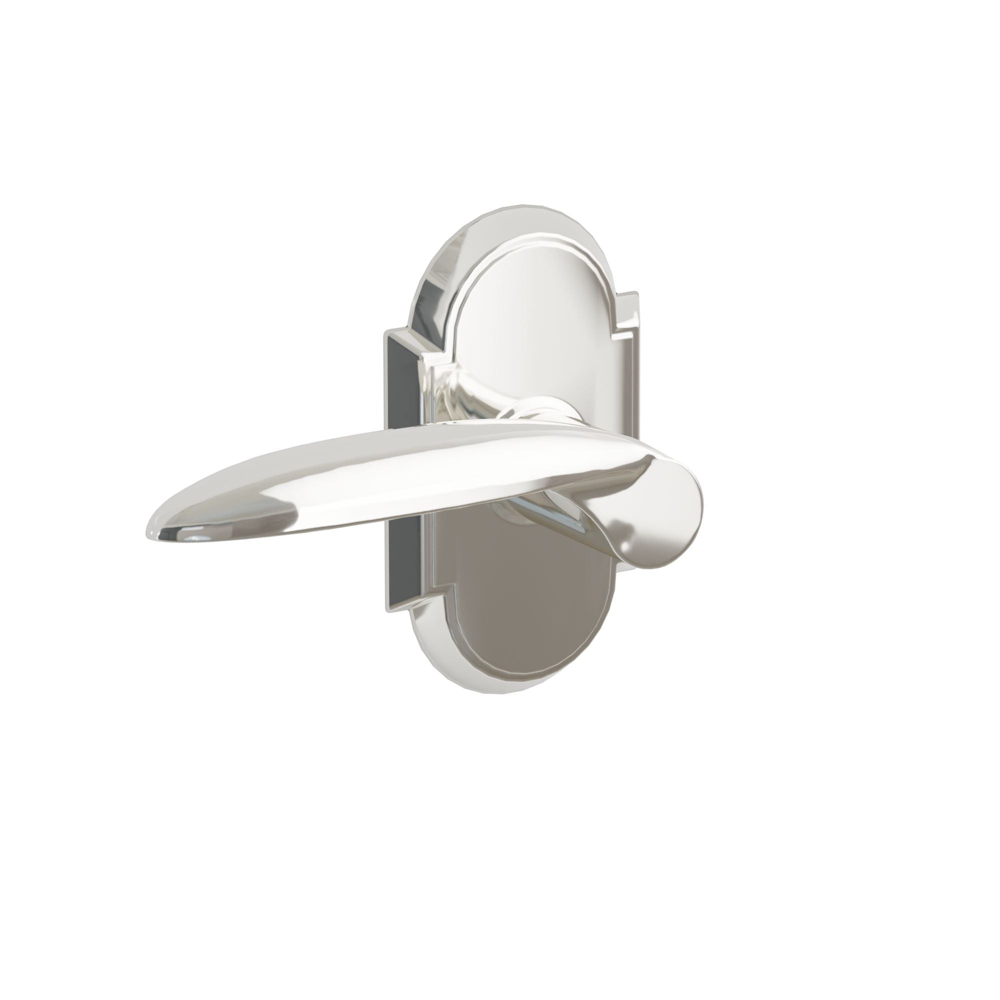 Emtek Concealed Fastener Mercury Lever Set With #8 Rosette