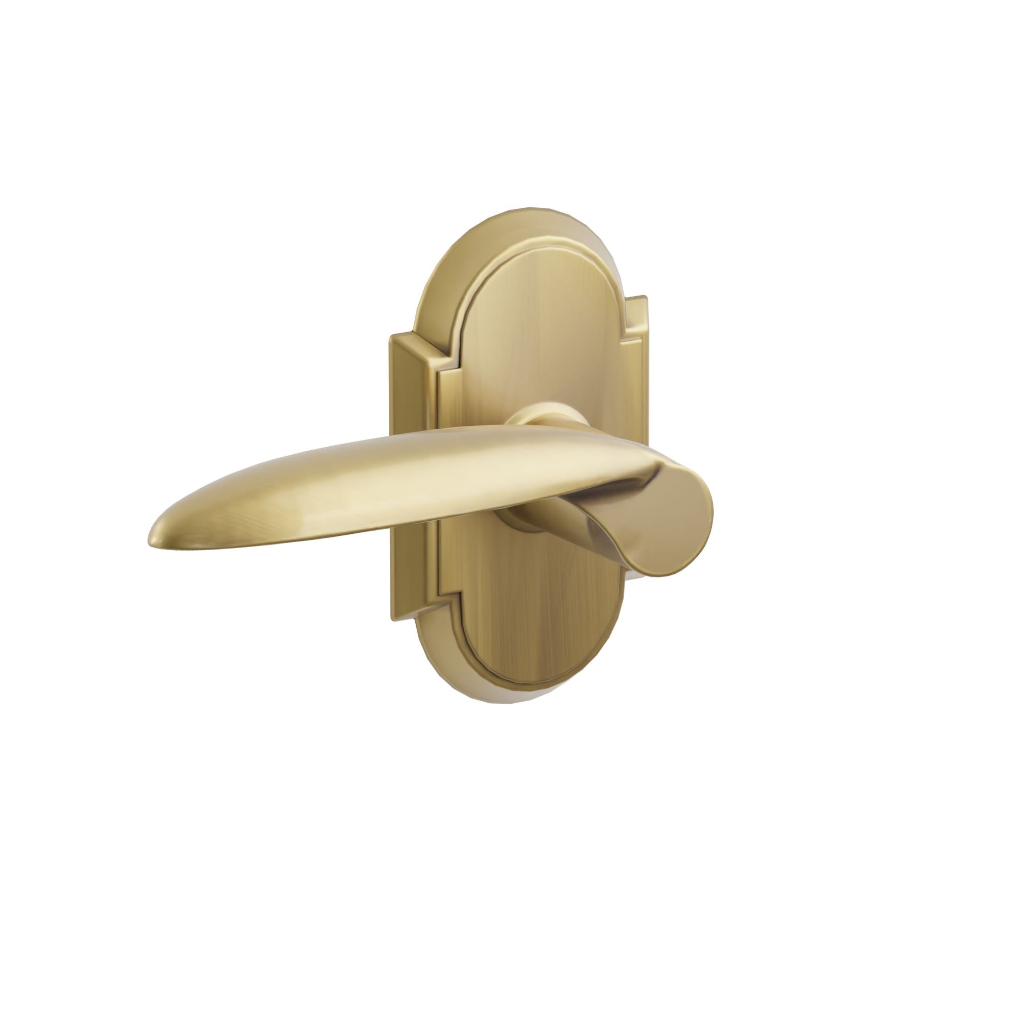 Emtek Concealed Fastener Mercury Lever Set With #8 Rosette