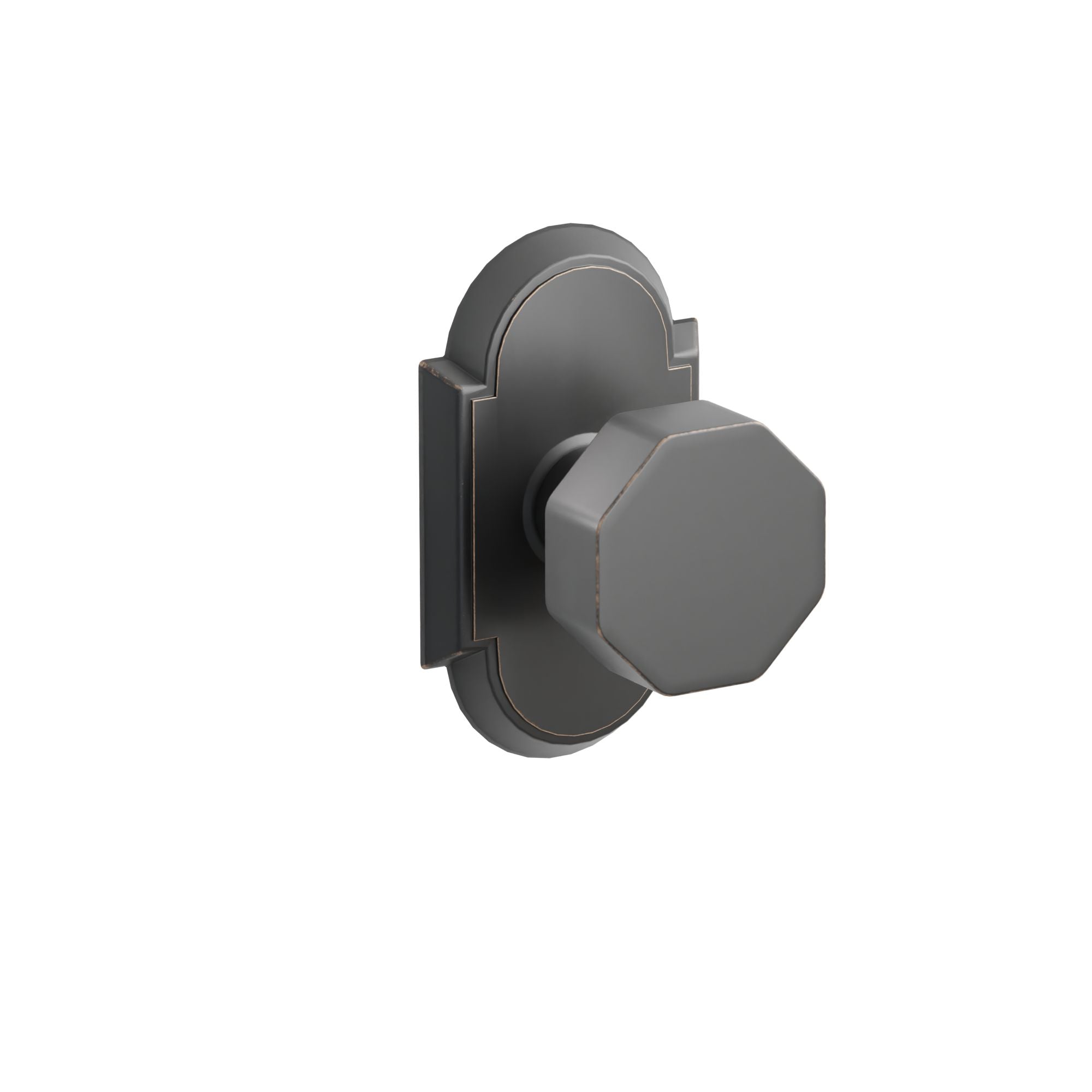 Emtek Concealed Fastener Octagon Knob Set With #8 Rosette