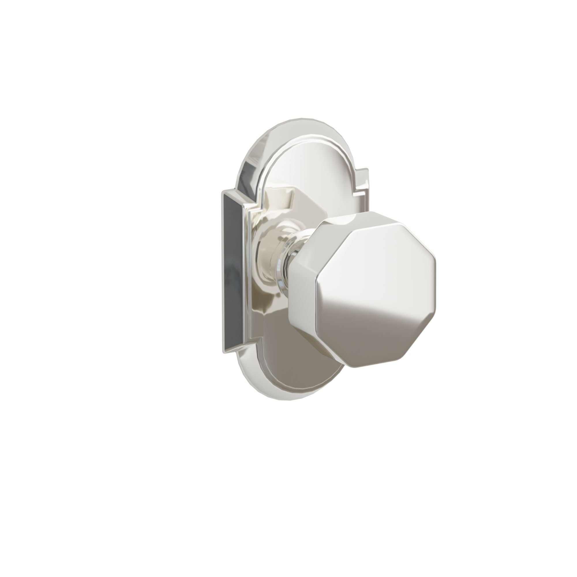 Emtek Octagon Knob Set with #8 Rosette