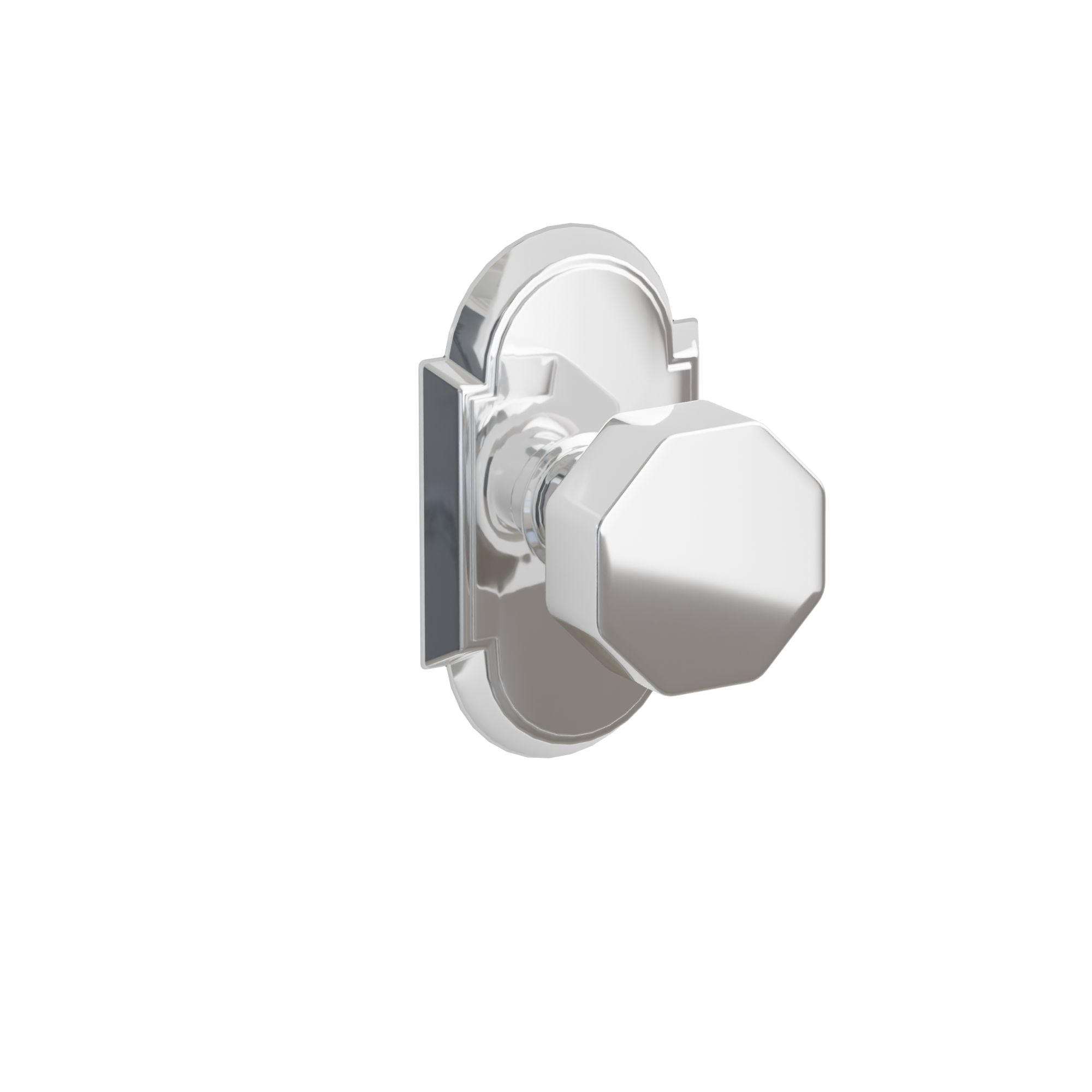 Emtek Concealed Fastener Octagon Knob Set With #8 Rosette